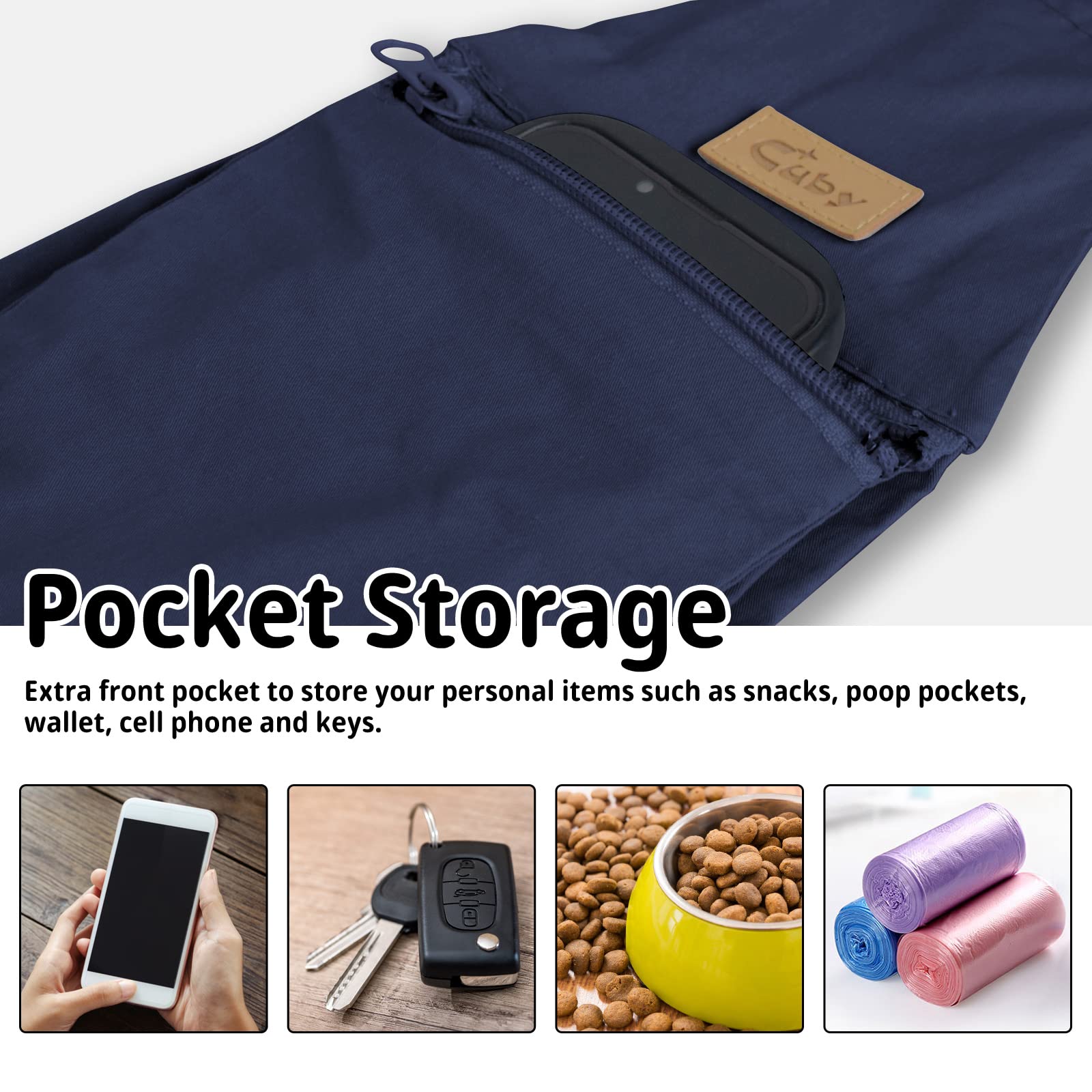 Cuby Dog And Cat Sling Carrier - Hands Free Reversible Pet Papoose Bag - Soft Pouch And Tote Design - Adjustable - Suitable For