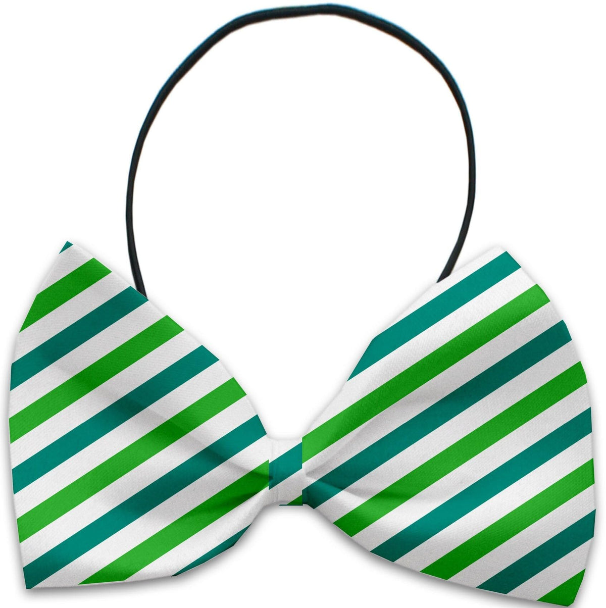 Pet, Dog and Cat Bow Ties, &quot;St. Patrick's Day Group&quot; *Available in 10 different pattern options!* Elastic Band Lucky Stripes