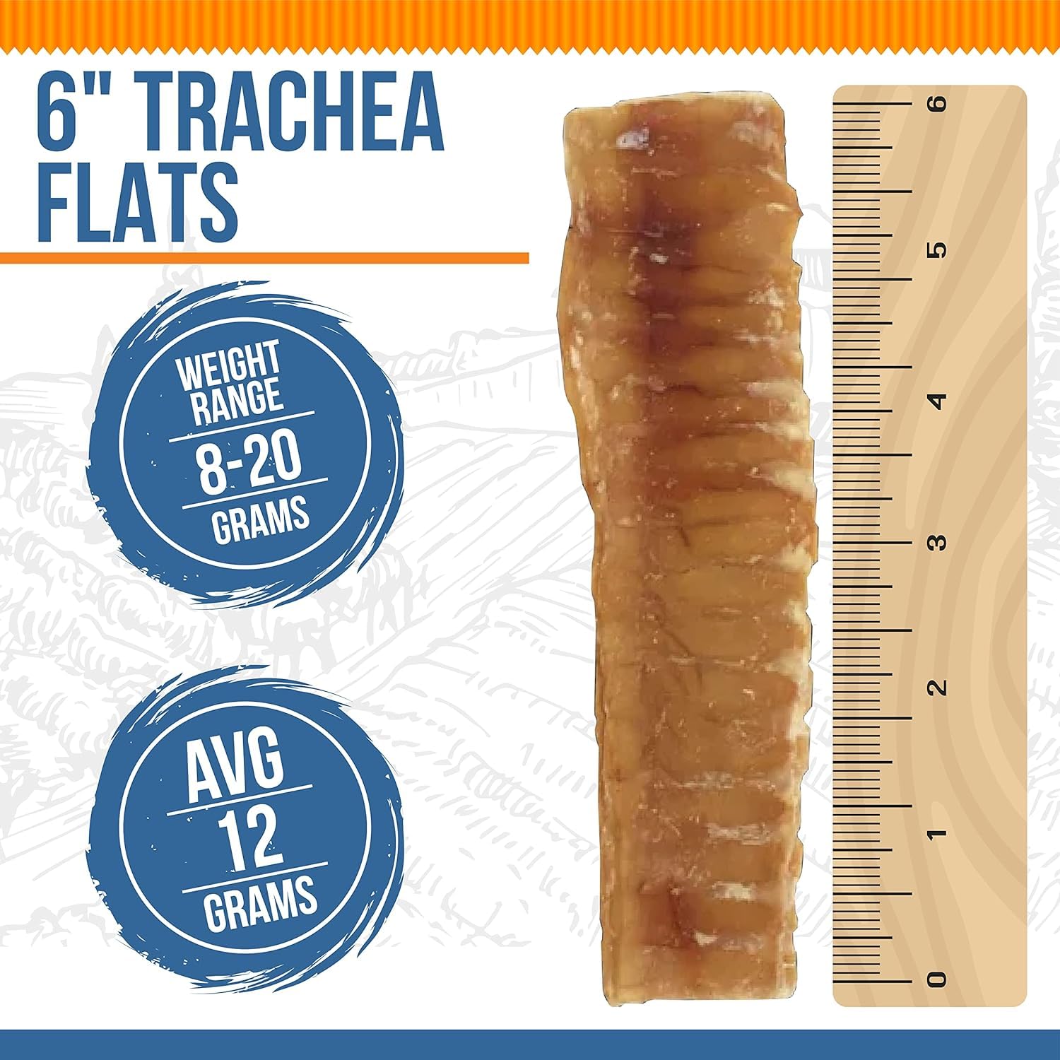 K9warehouse Trachea Dog Chews - Premium Beef Trachea for Dogs Packed in USA - Natural Cow Trachea Dog Treats - Supports Joint He