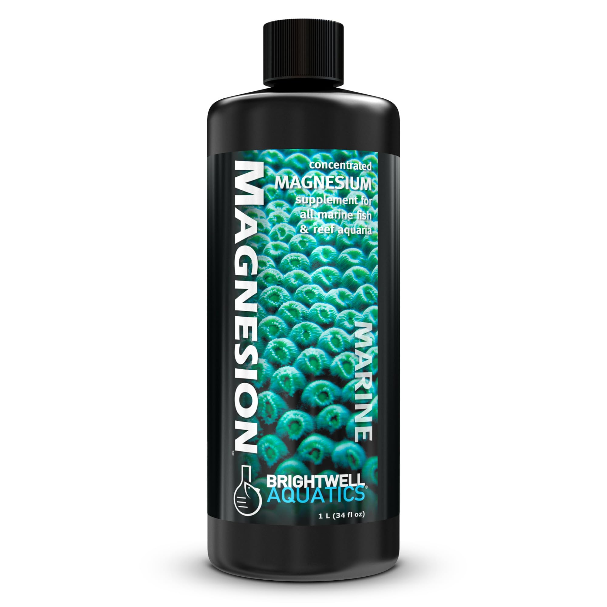 Brightwell Aquatics Magnesion Liquid Salt Water Conditioner - Concentrated Magnesium Supplement for Reef and Marine Aquariums, 3