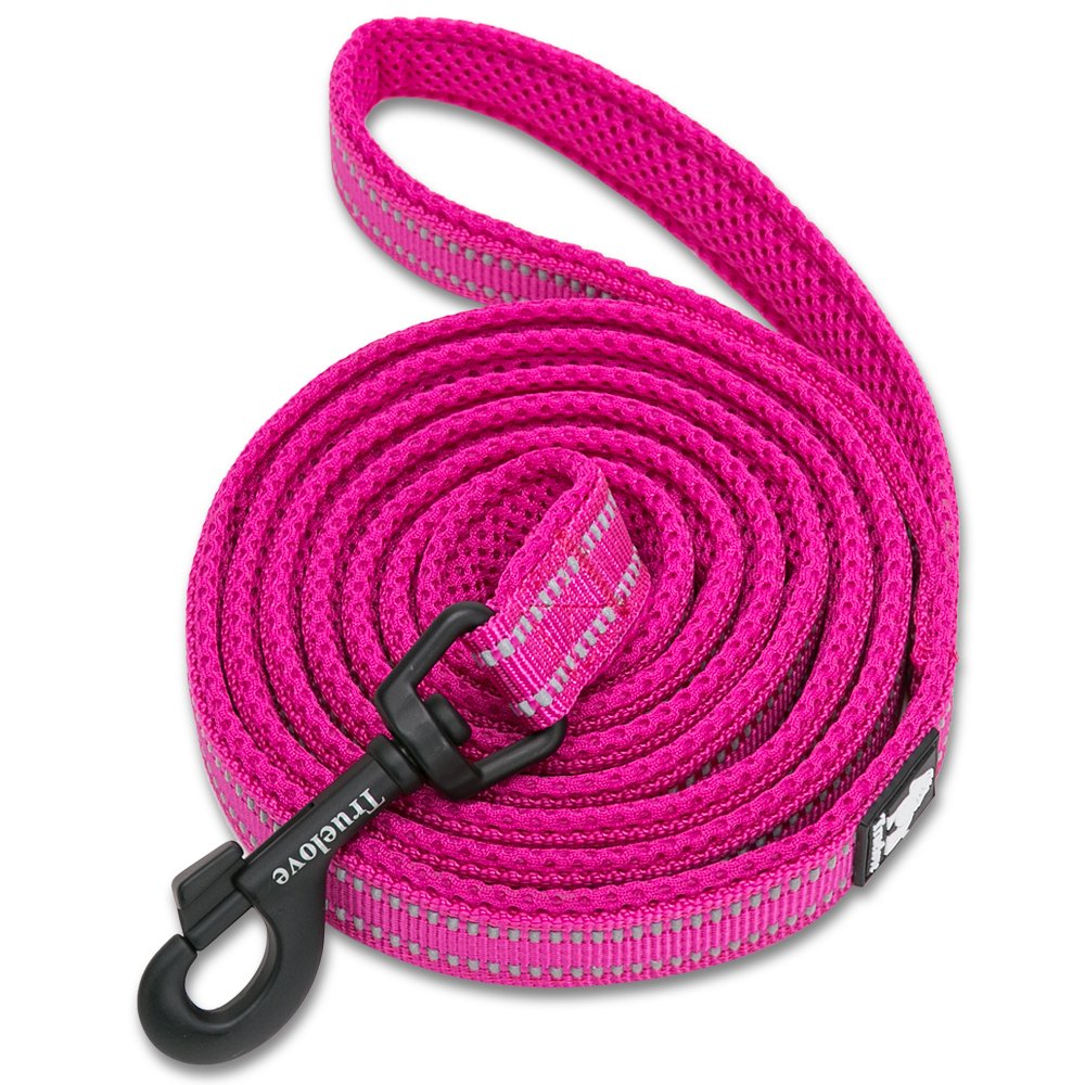 Juxzh Reflective Dog Leash .Pet Leash For Medium To Large Dogs Outdoor Adventure And Training Fuchsia