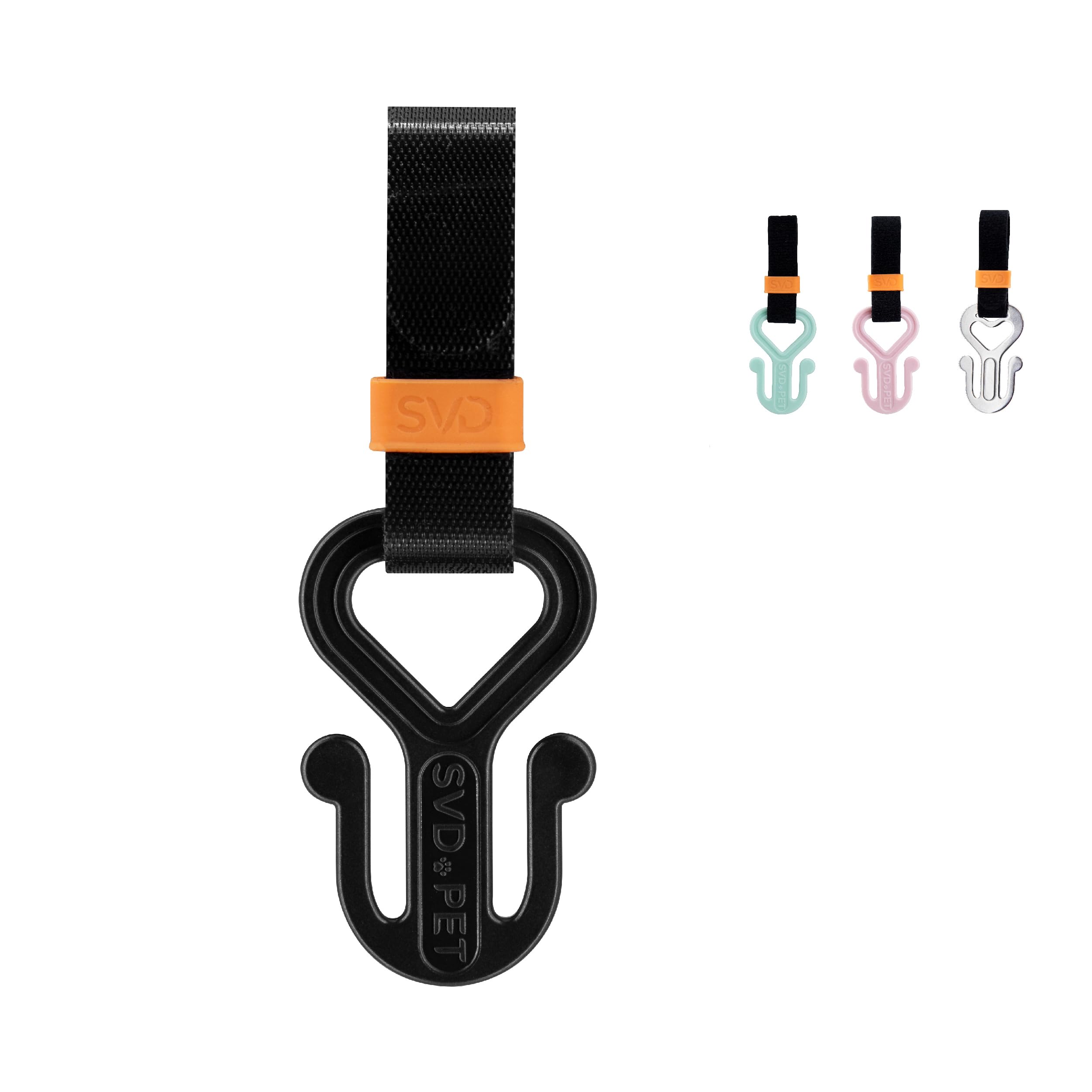 Svd.Pet Dog Poop Bag Holder, Waste Bag Holder, Dog Poop Bag Carrier, Hand Free Holder (Black)