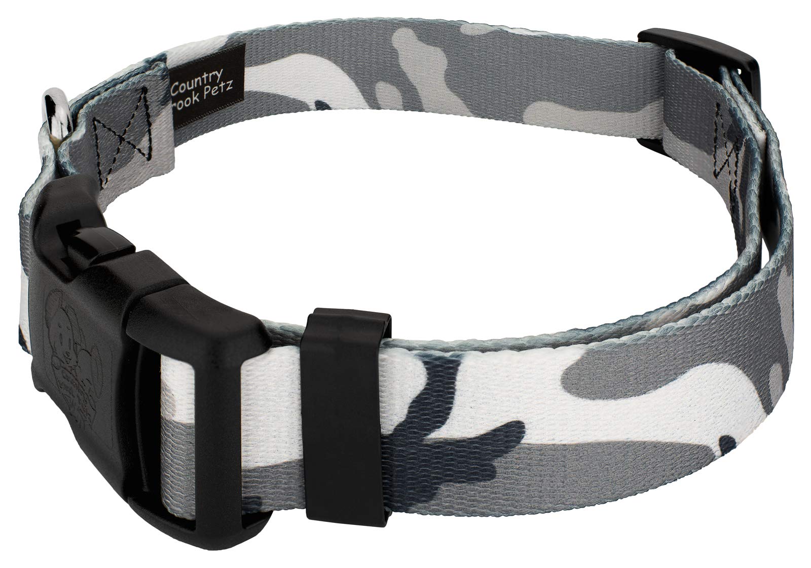 Country Brook Petz - Urban Camo Deluxe Dog Collar - Made In The U.S.A. - Camouflage Collection With 16 Rugged Designs (1/2 Inch,