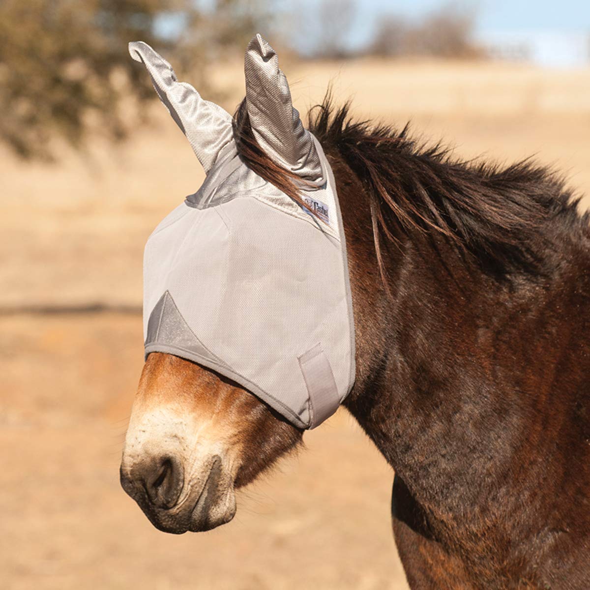 Cashel Crusader Mule Fly Mask, Standard with Ears, Mule Horse/Medium Mule