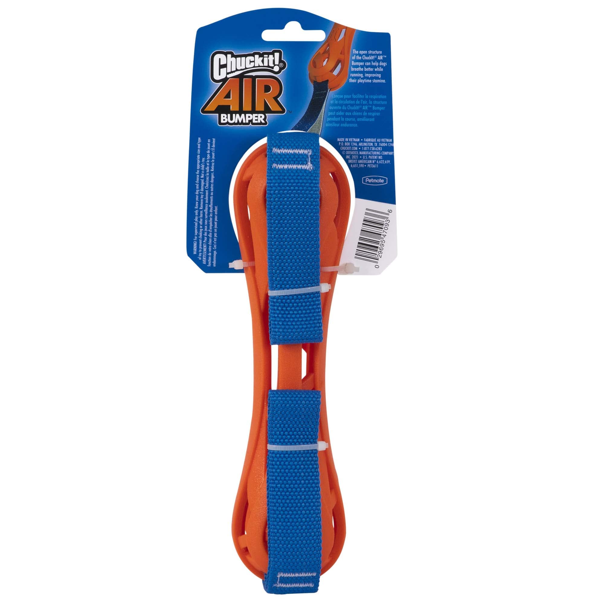 Chuckit! Air Fetch Bumper Dog Toy, Orange