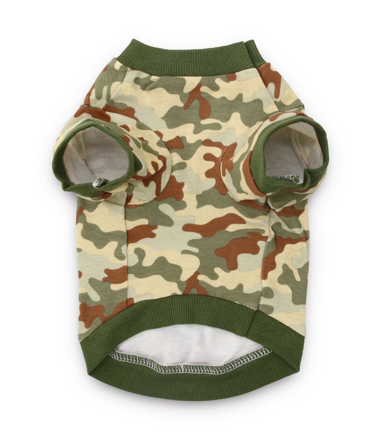 Droolingdog Dog Clothes Camo Xs Dog T Shirt Pet Tee Shirts Puppy Costume For Small Dogs Boy, Xs, Army Green
