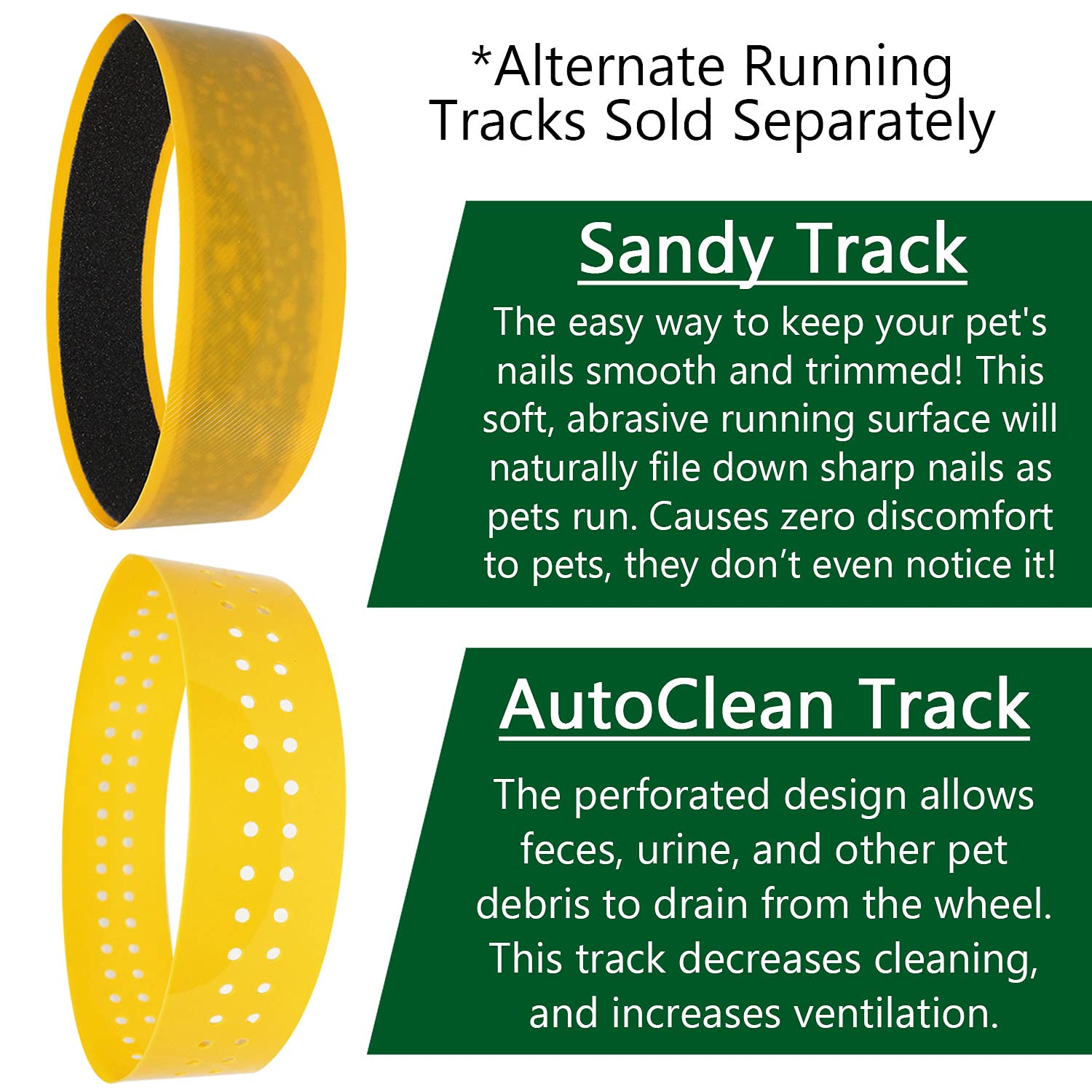 Silent Runner Wheel - 9' Regular - Exercise Wheel (Yellow)