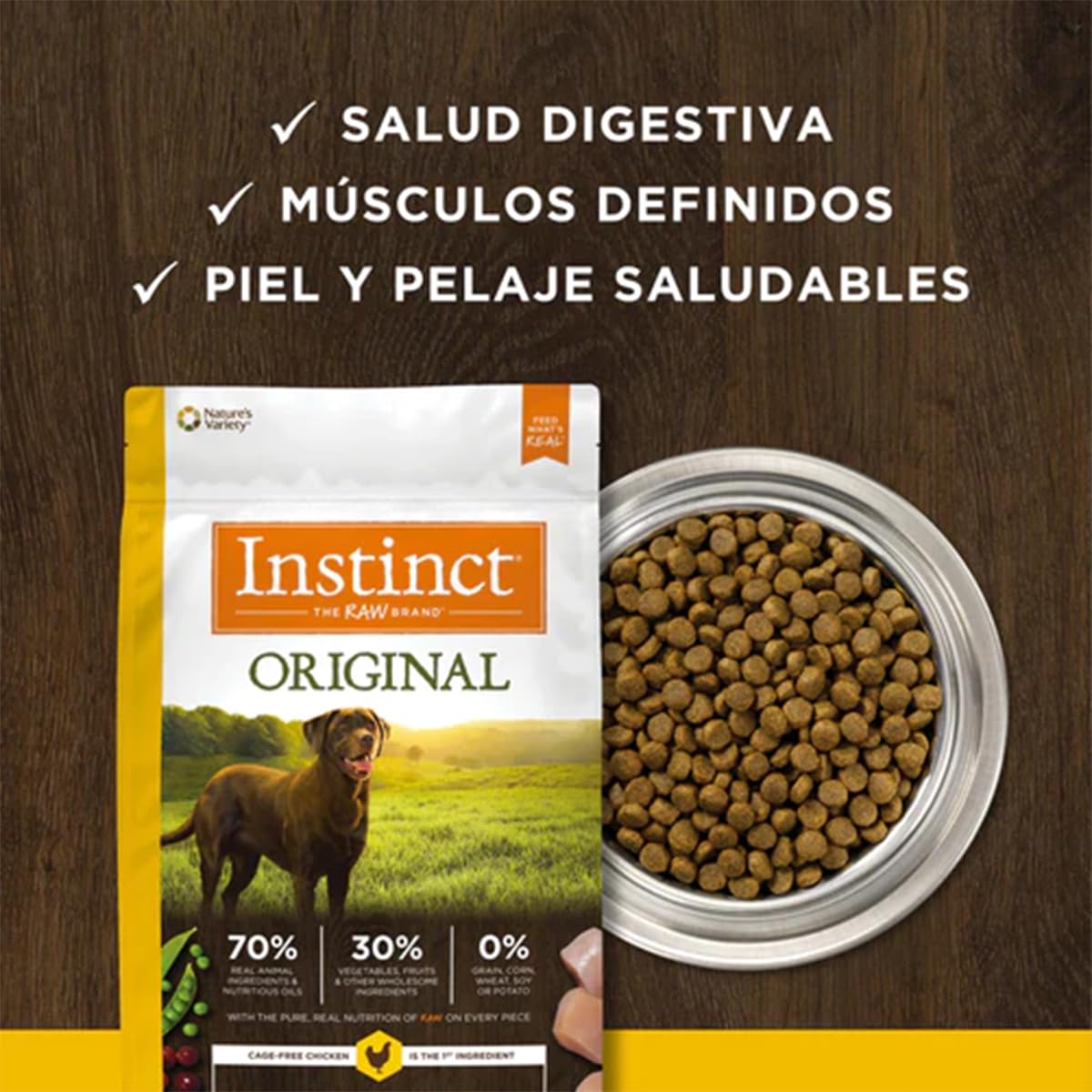 Instinct Original Chicken Dry Dog Food, 22.5 lb. Bag