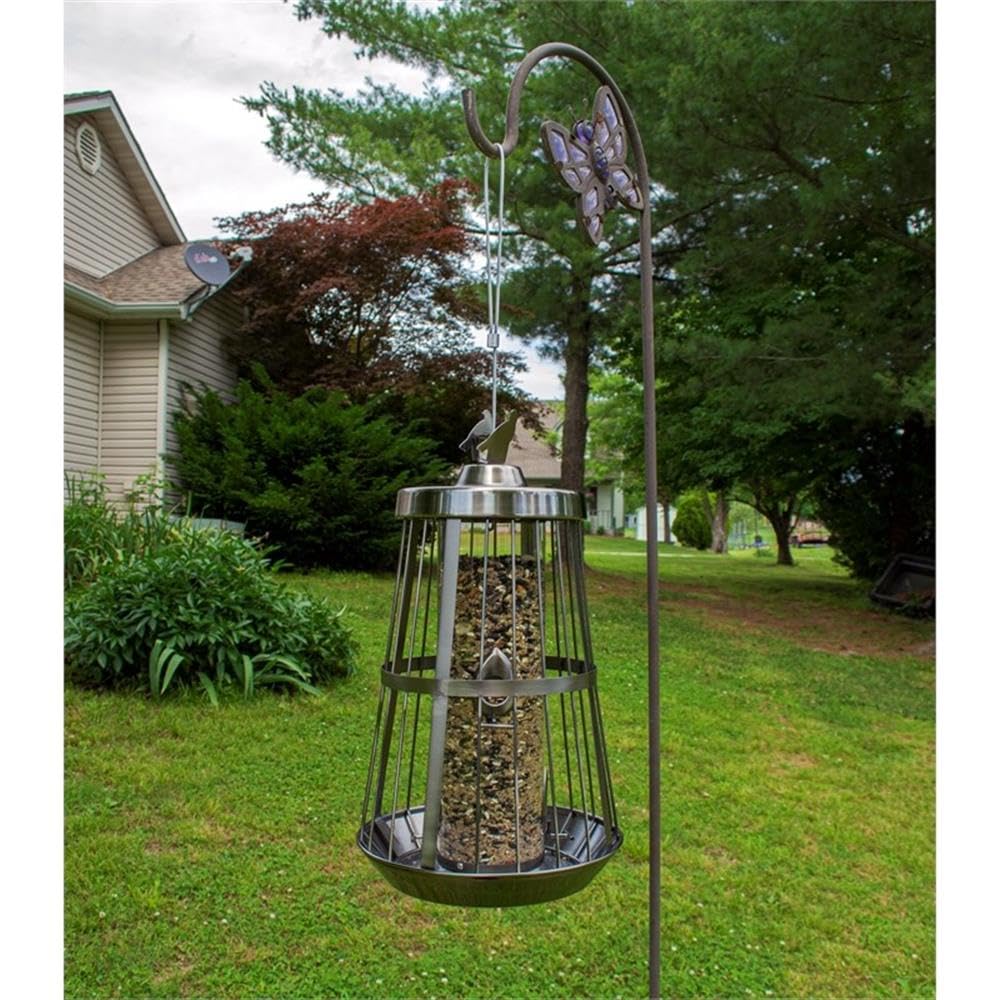 Outdoor Leisure Products Deluxe Bird Feeder, Nickel