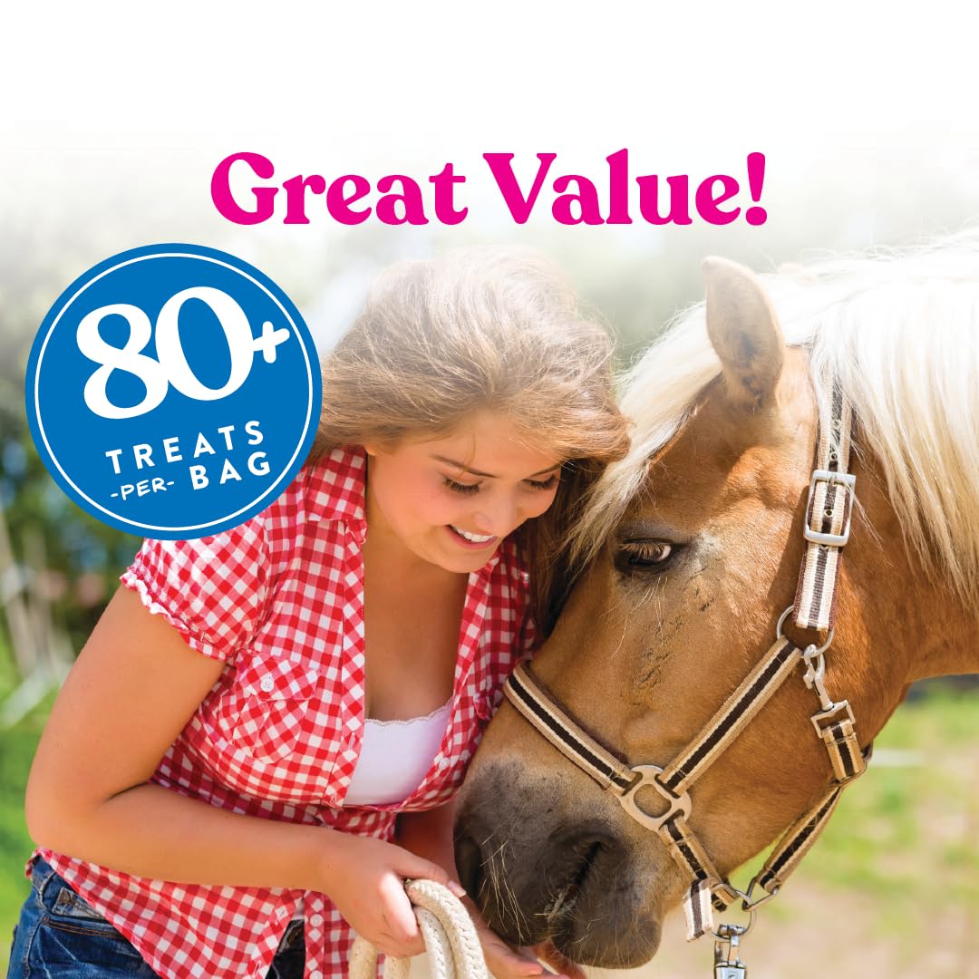 Manna Pro Bite-Size Nuggets | Peppermint Flavored Horse Treats | 1 Pound