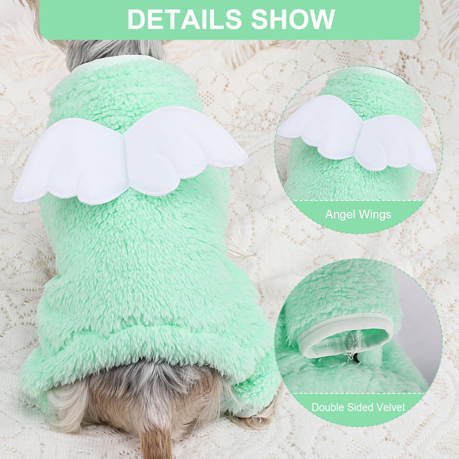 Dog Pajamas Small Size Dogs Girl Boy Fleece Puppy Clothes Jammies 4 Leg Dog Pjs For Chihuahua Yorkie Spring Winter Warm Onesie J