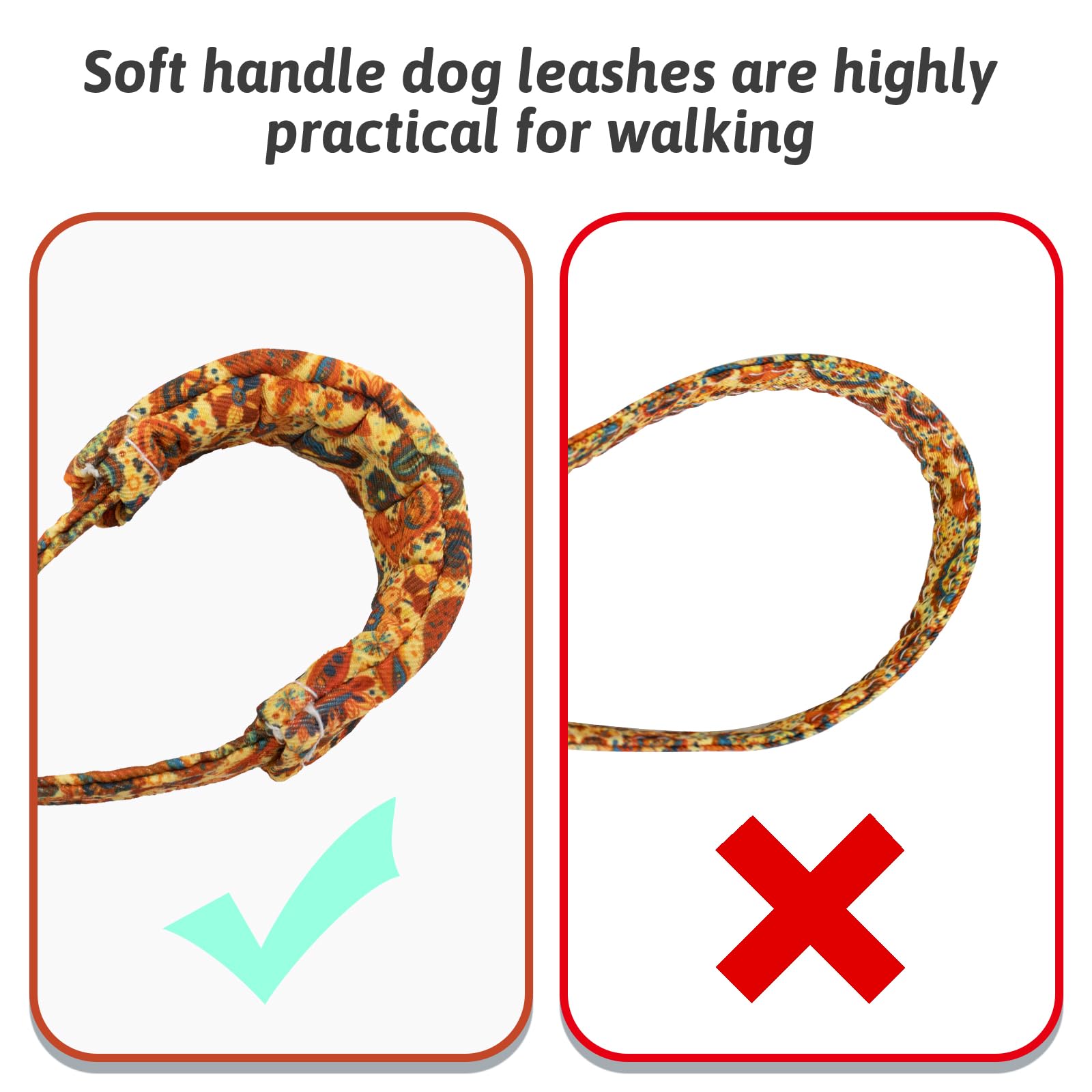 HSIGIO Dog Collar and Leash Set Girls Adjustable Puppy Collars with Floral Bow Tie for Small Medium Large Female Dogs, Orange Pa