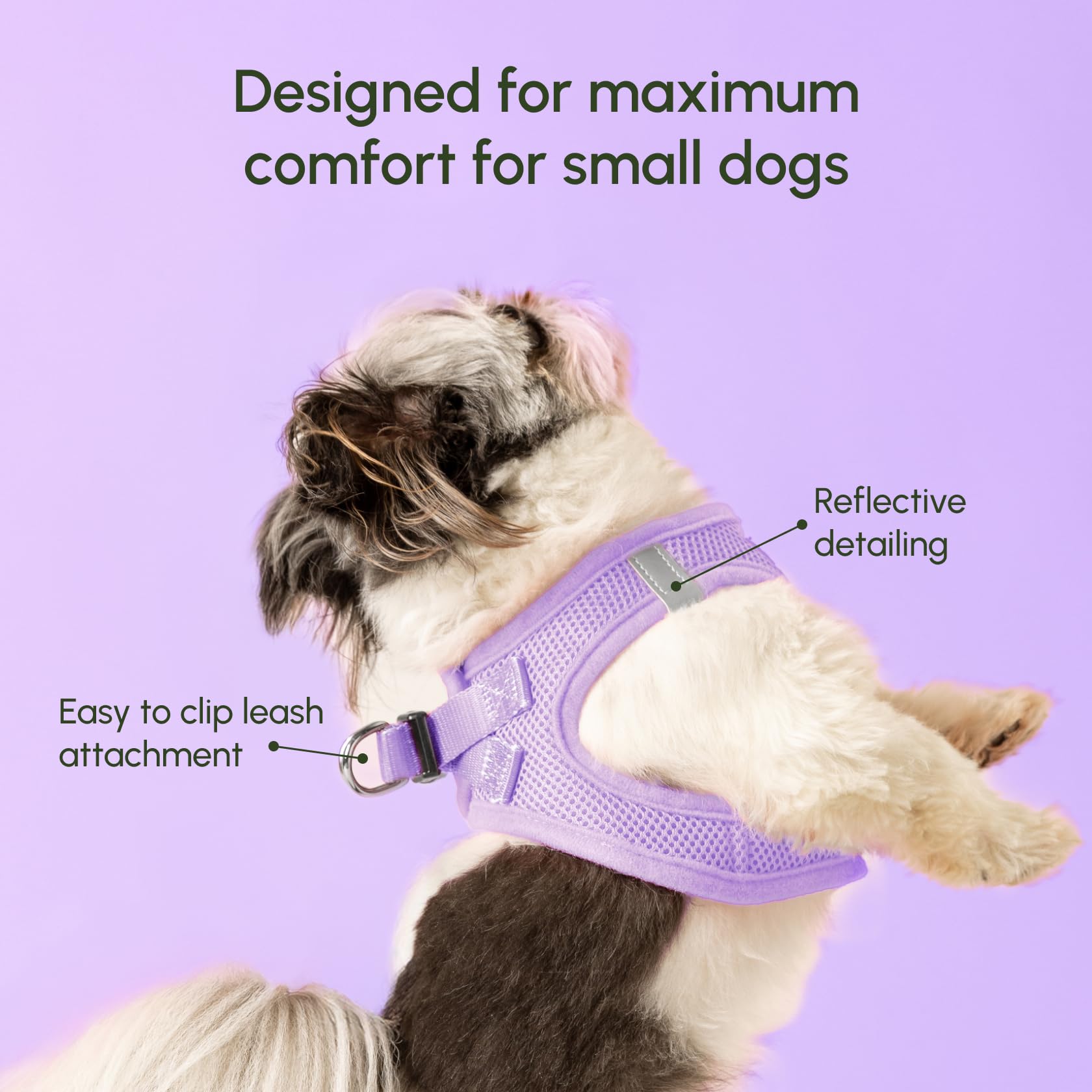 Downtown Pet Supply Step In Dog Harness For Large Dogs - Adjustable, Escape Proof Dog Harness With Reflective Trim - All-Weather