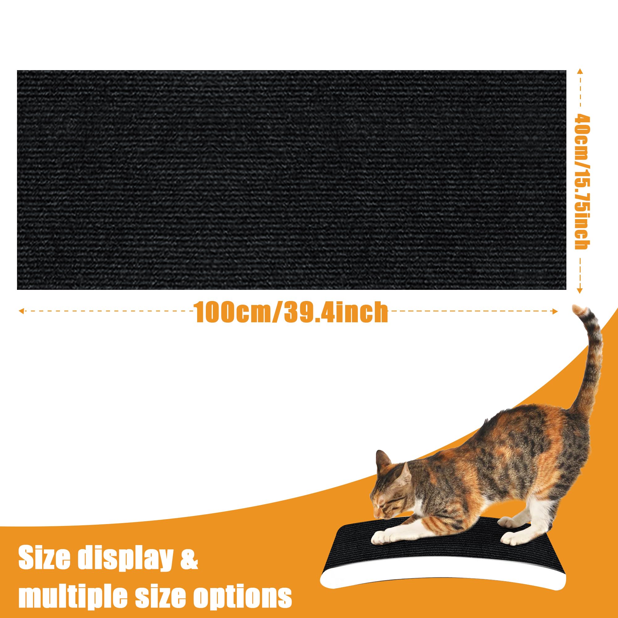 Cat Scratch Pads, Cat Scratcher Mat For Couch, Sofa, Wall & Cat Trees - Durable Scratch Pad With Nano Tape, Scratching Pads For