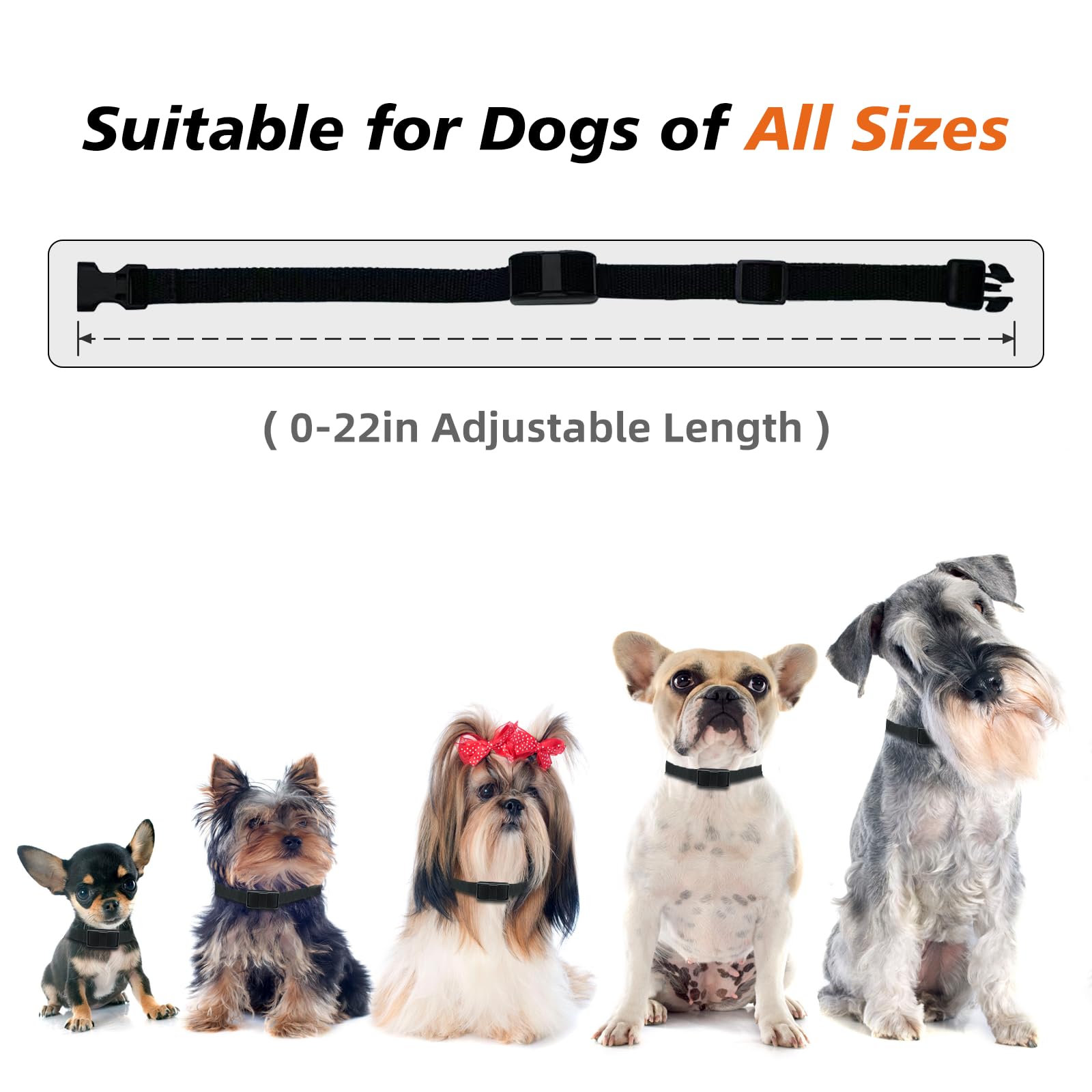 Tiniest Dog Shock Collar, Lightest Dog Training Collar With Remote For Small Dogs 5-15Lbs & Medium Large Dogs/Puppies, Waterproo