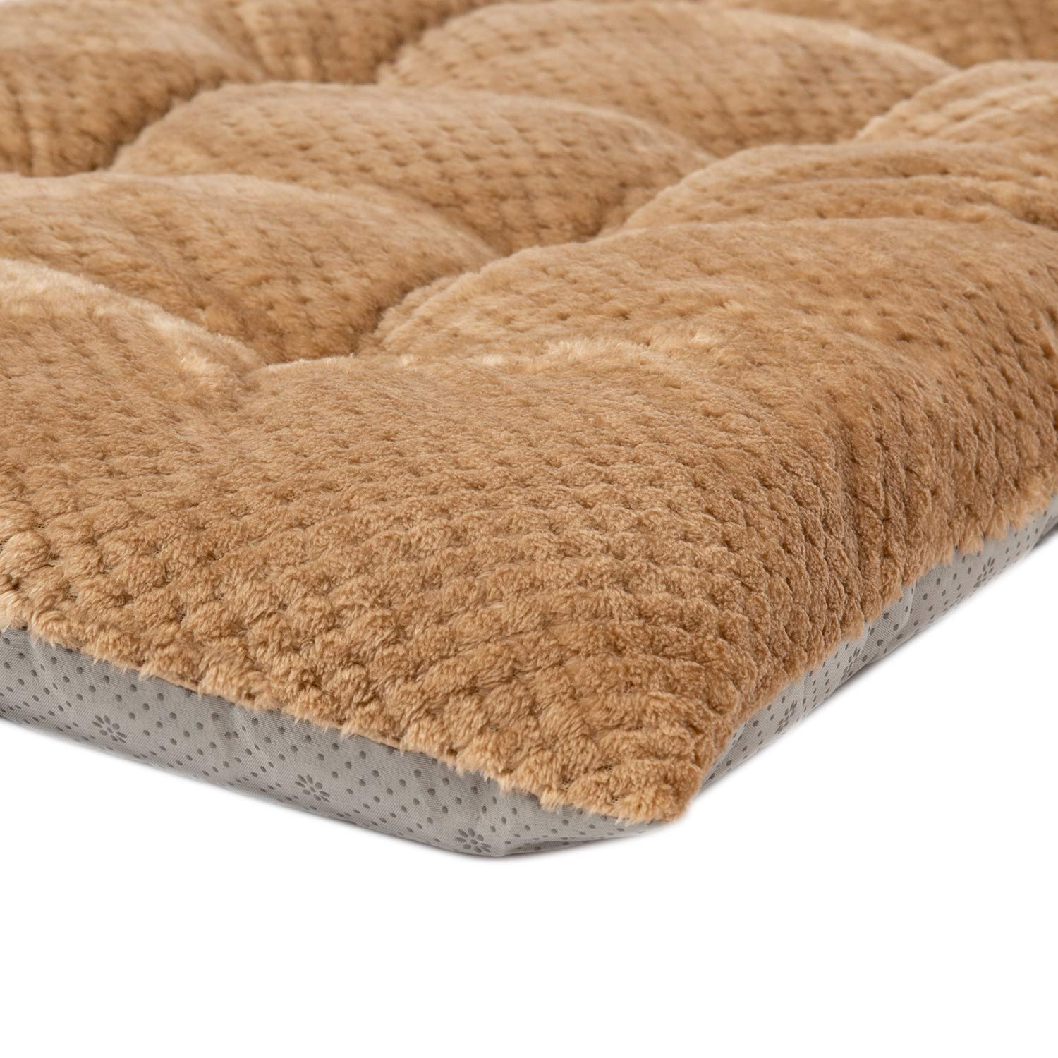 Wonder Miracle Fuzzy Deluxe Pet Beds, Super Plush Dog Or Cat Beds Ideal For Dog Crates, Machine Wash & Dryer Friendly (23'' X 35