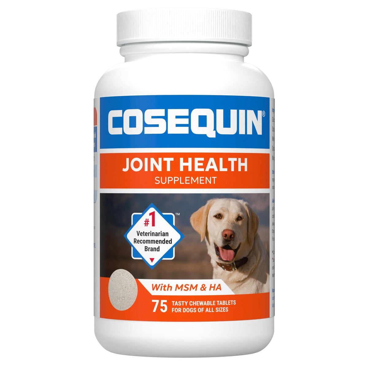 Nutramax Laboratories Cosequin Maximum Strength Joint Health Supplement For Dogs - With Glucosamine, Chondroitin, Msm, And Hyalu