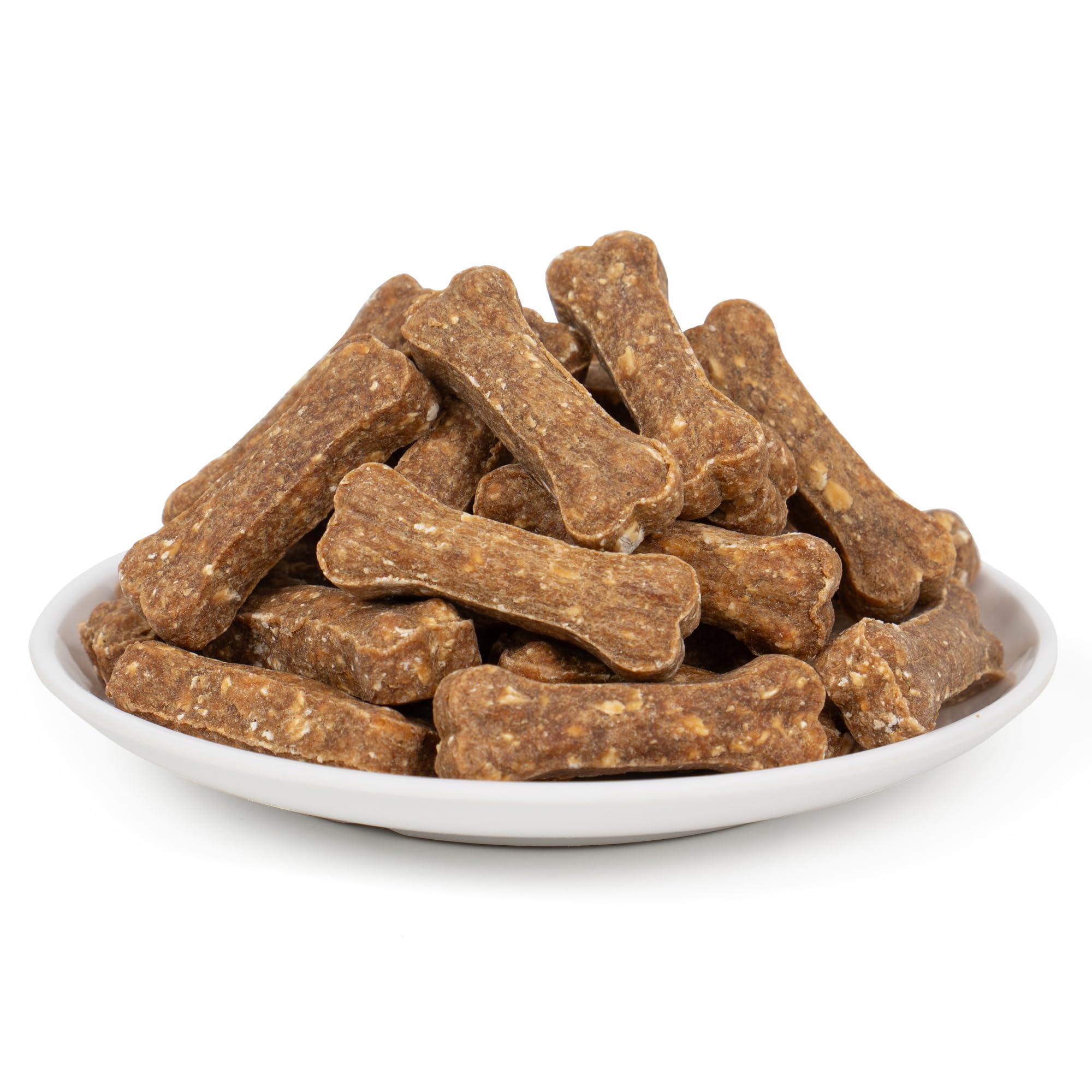 MON2SUN Dog Treats 2 Inch Chicken & Oat Treats with Peanut Butter, Crunchy Biscuits for Small Dogs, Training Rewards, 10.6 oz (3