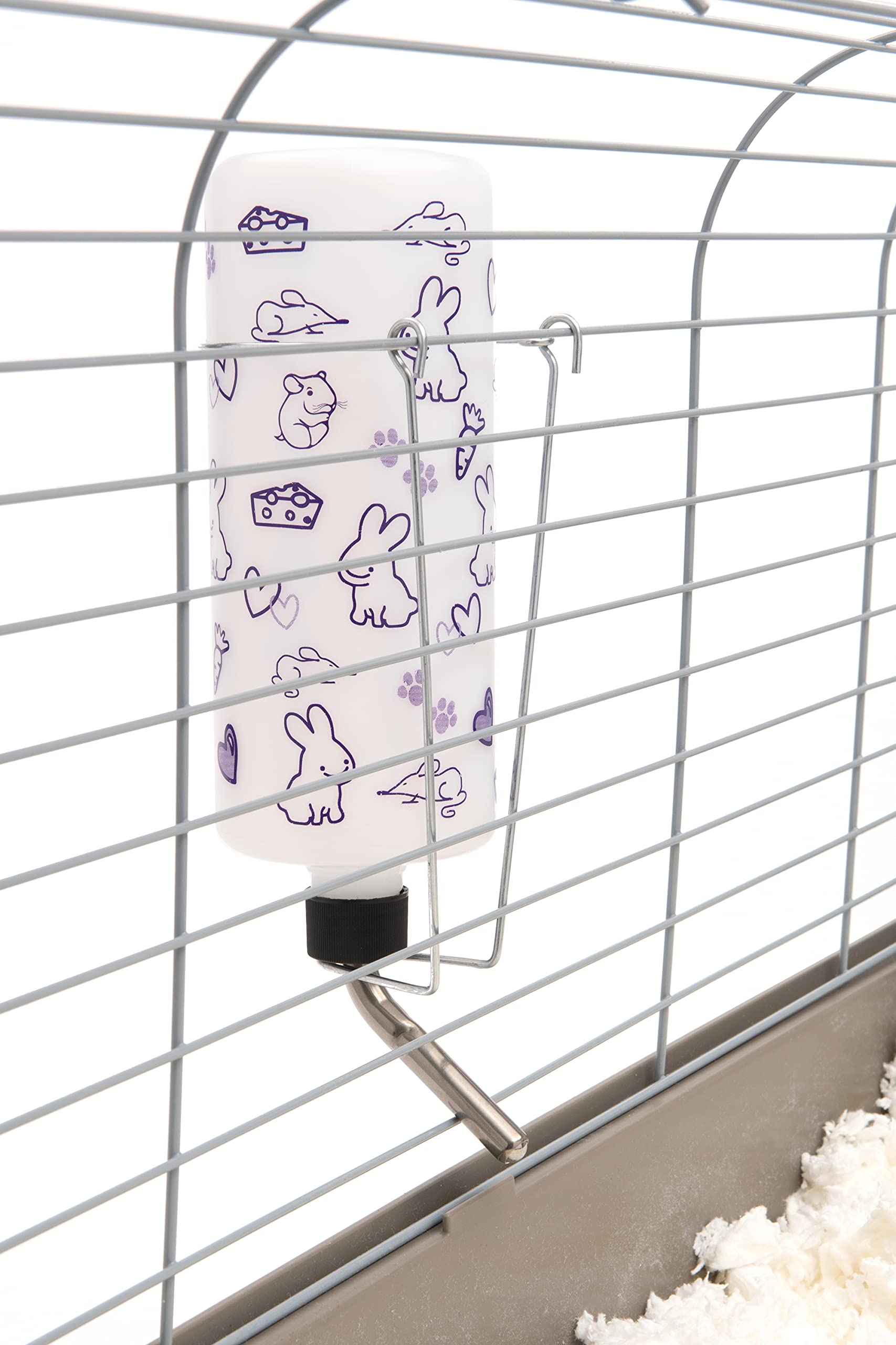 Lixit Original Super Seal Water Bottle For Rabbits, Cats, Ferrets, Hamsters, Guinea Pigs, Gerbils And Other Small Animals. (32 Ounce (Pack Of 1), Frosted)