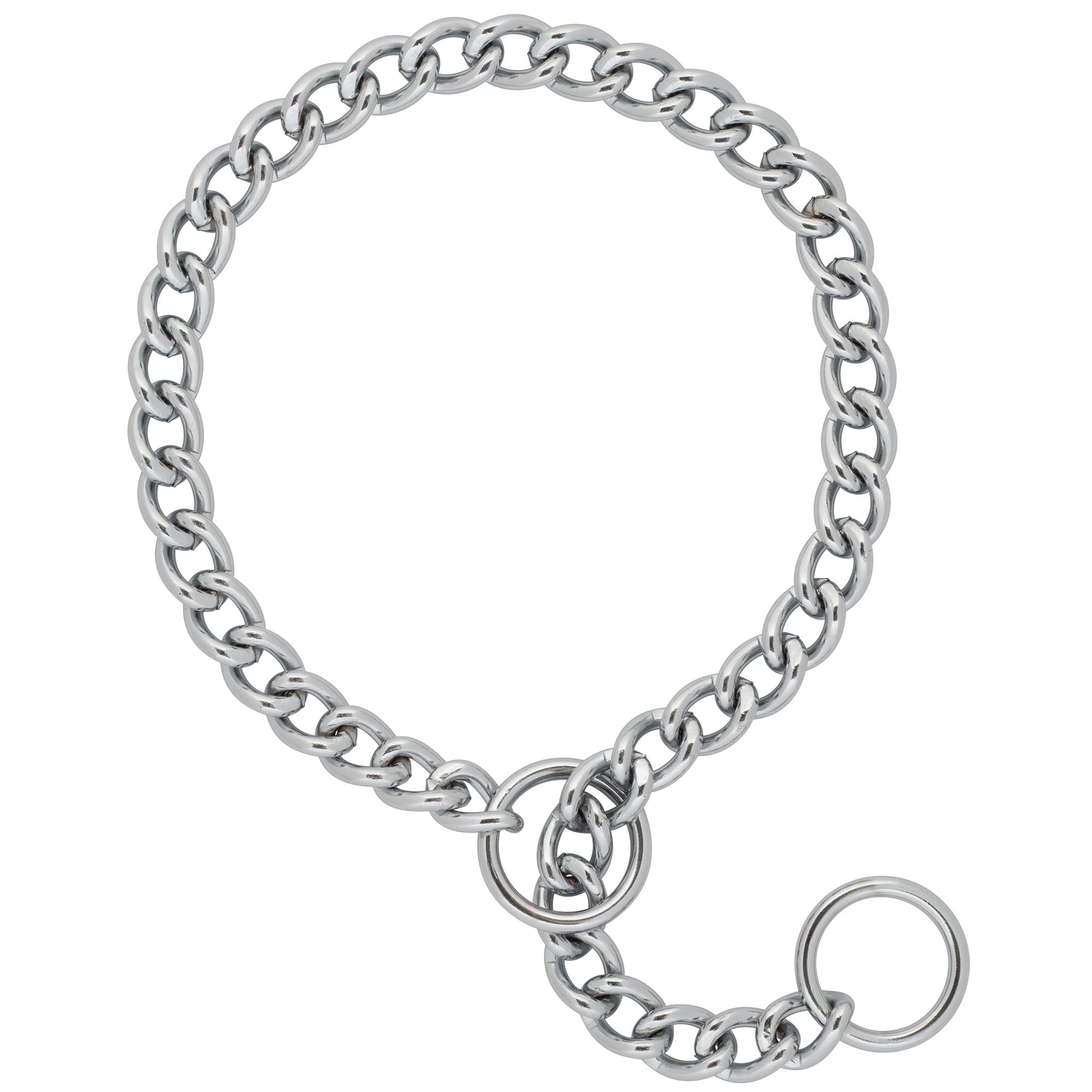 Terrain D.O.G. Chain Slip Collar, Chrome Plated, 3.5Mm X 20'