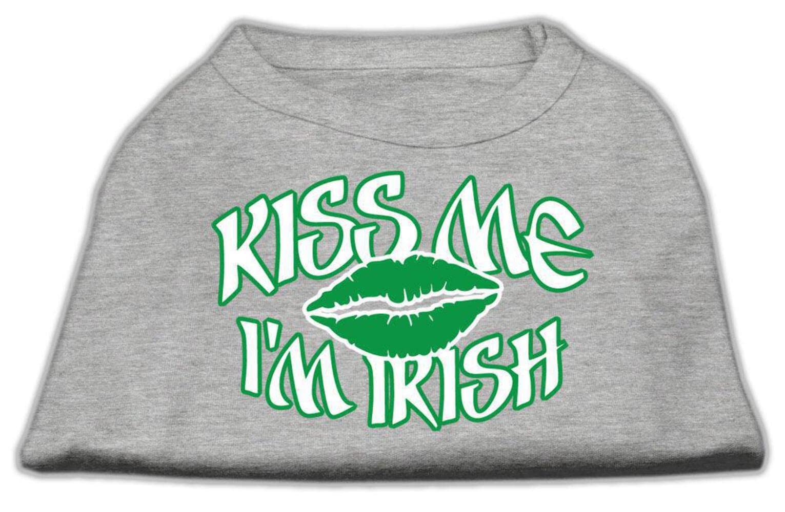 Mirage Pet Products 20-Inch Kiss Me I'm Irish Screen Print Shirt for Pets, 3X-Large, Emerald Green
