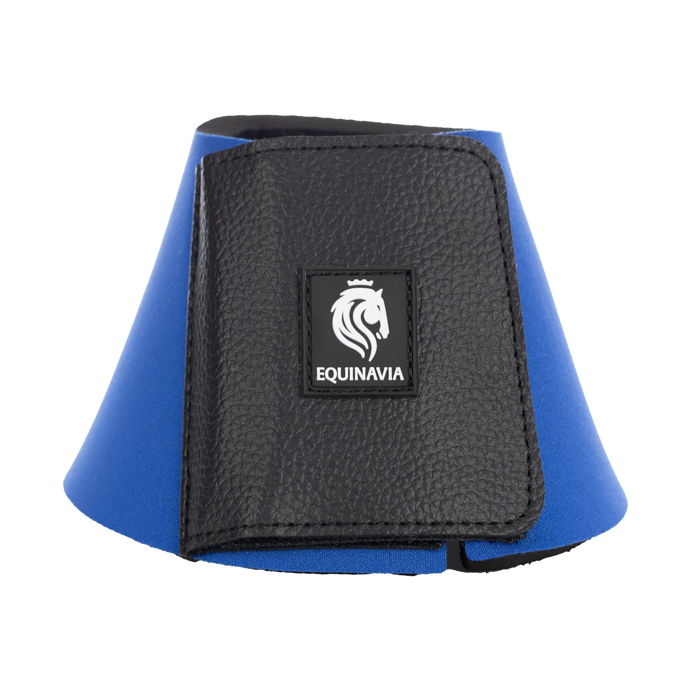 Equinavia Toki Bell Boots For Horses | Neoprene Overreach Boots - Royal Blue - Xl