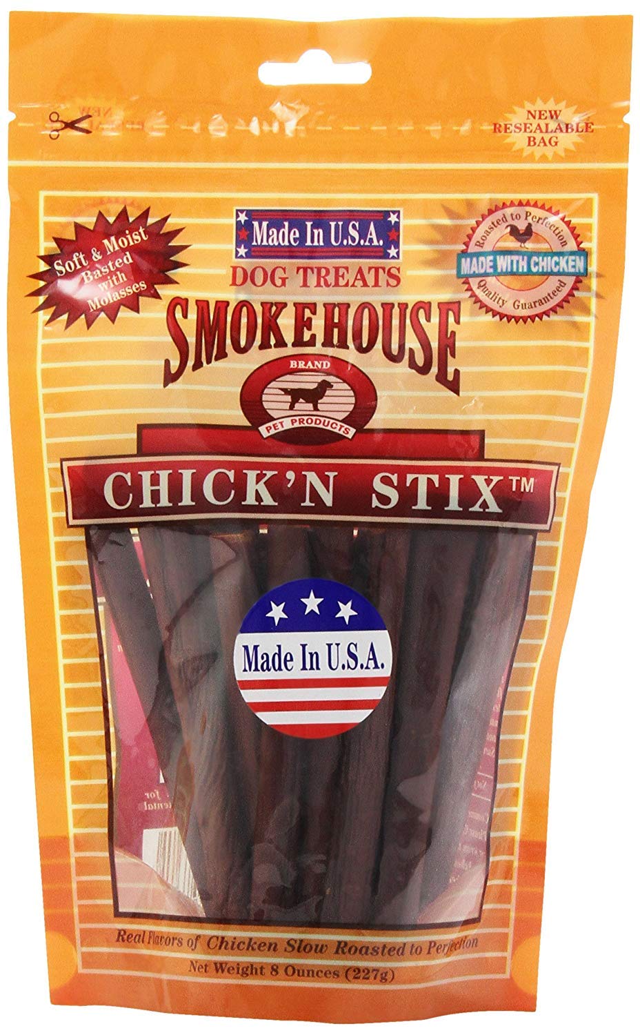 Smokehouse Chicken Stix Dog Treats, 8-Ounce