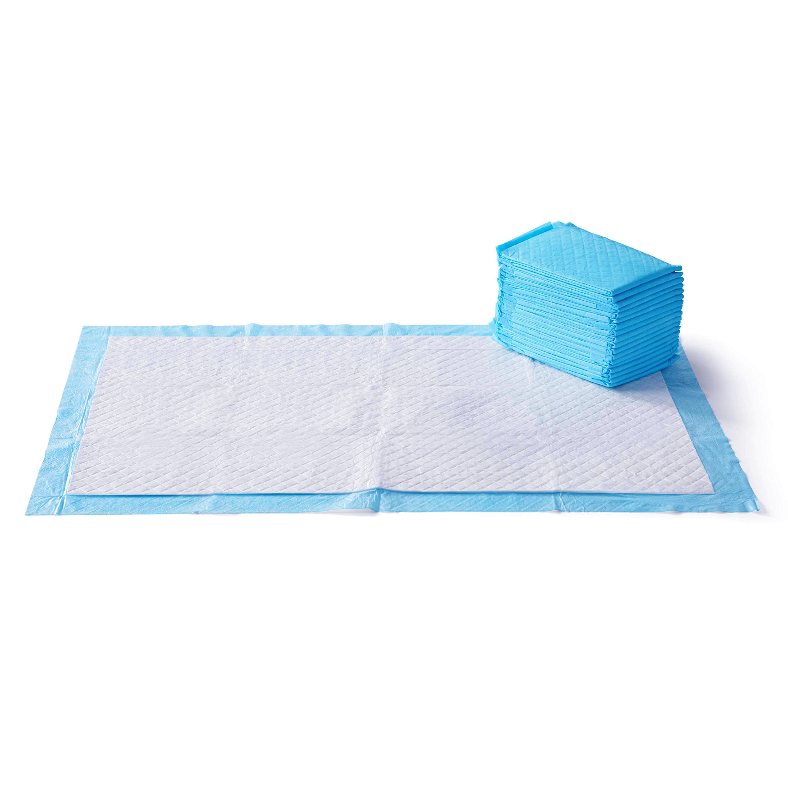 Amazon Basics Absorbent Dog and Puppy Pee Pads with 5-Layer Leak-Proof Design and Quick-Dry Surface for Potty Training, Heavy Du