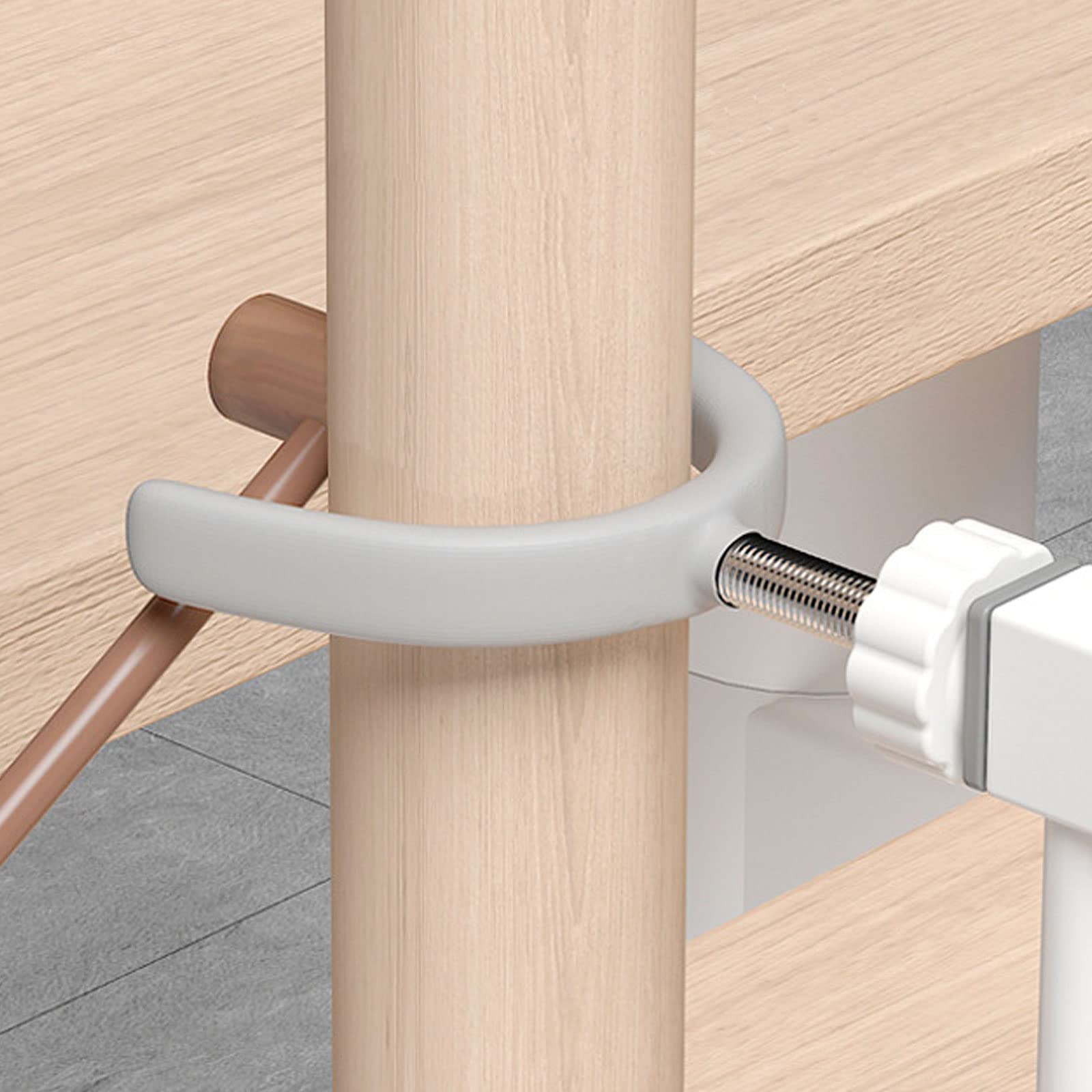 2 Pack Baby Gate Y Spindle Rod M10 (10mm) Stair Banister Baby Gate Adaptors, Replacement Bolt Part for Baby & Pet Pressure Mount