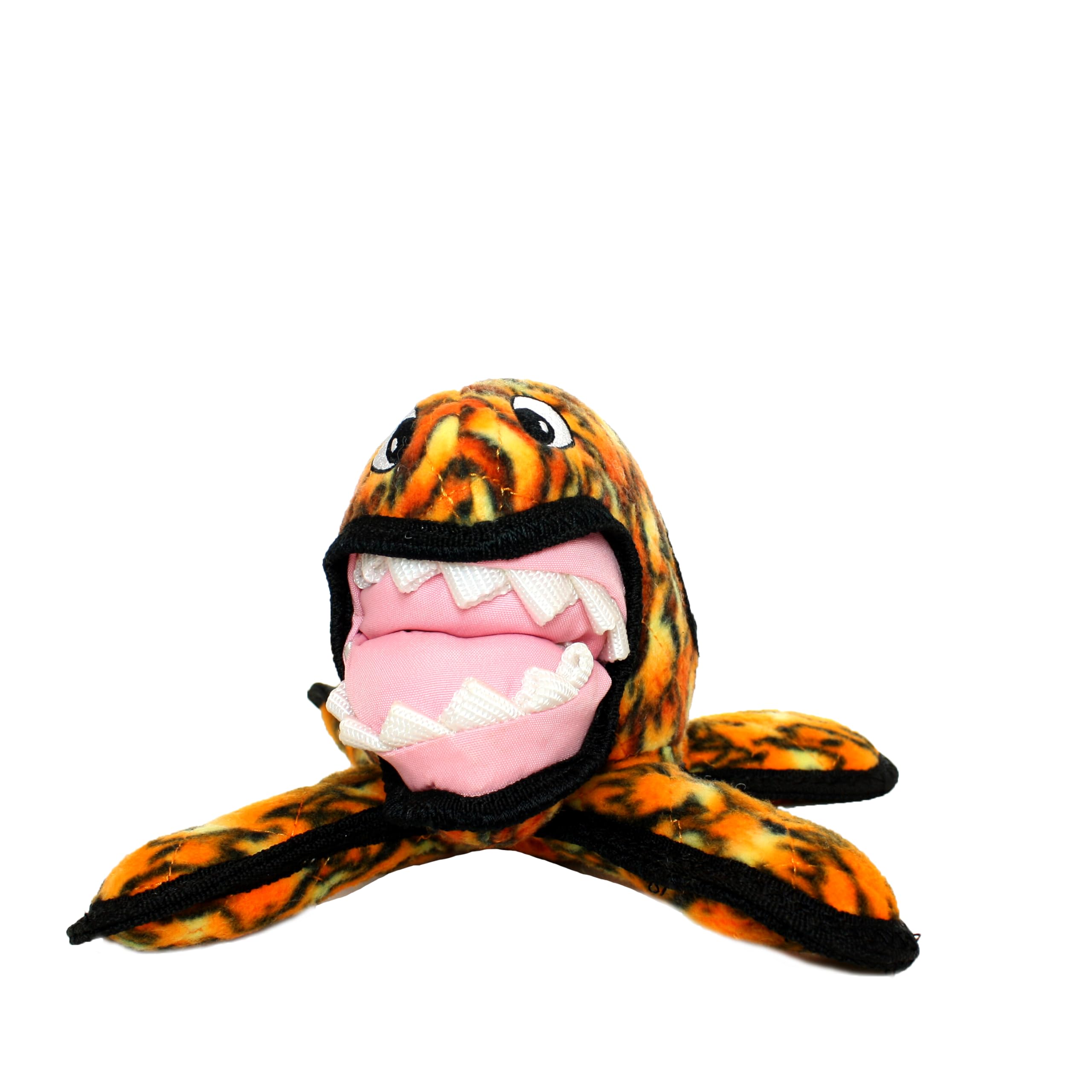 TUFFY - World's Tuffest Soft Dog Toy - Alien Fire - Multiple Layers. Made Durable, Strong & Tough. Interactive Play (Tug, Toss &