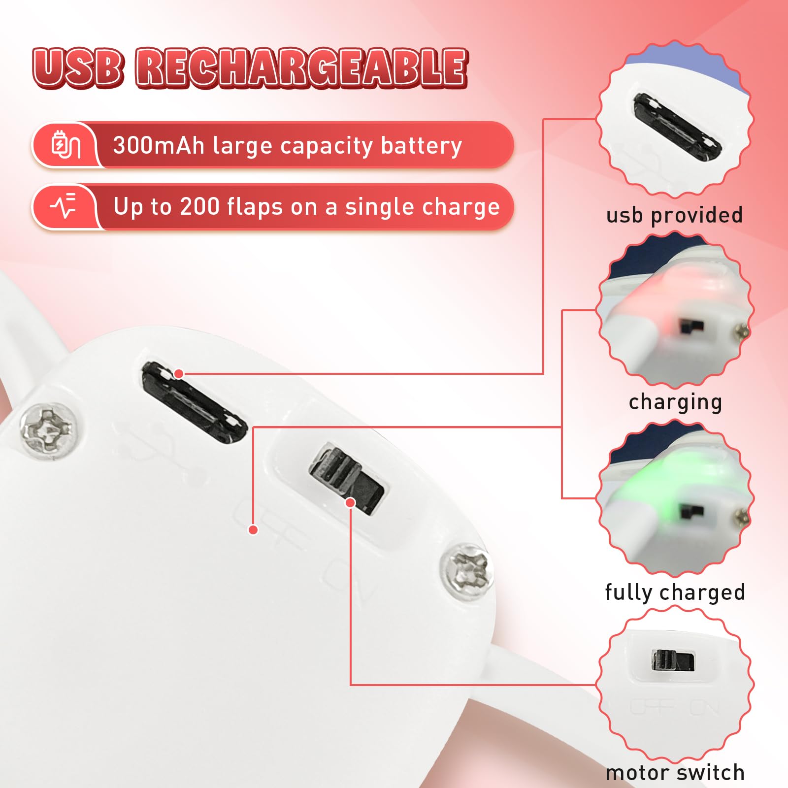 Kreizygo Cat Toys, Flapping Wings Woodpecker, No Flying, Chirping Bird Interactive Catnip Toy For Kitten Or Small Dogs, Touch Ac