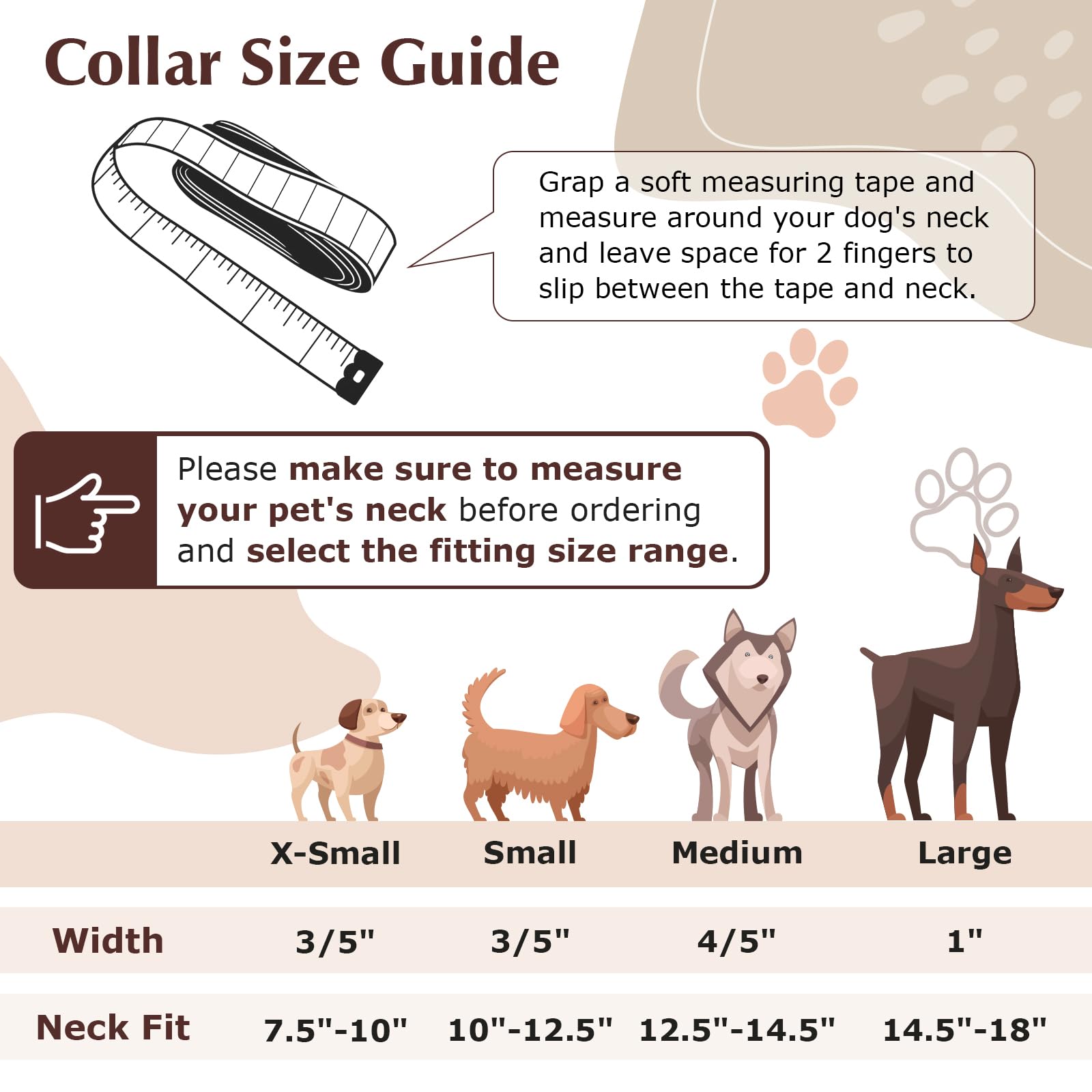 Spike Collar for Medium Dogs, Mushrooms Rivet Stud Studded Soft Pu Faux Leather Spike Dog Collar Adjustable for XS Small Medium
