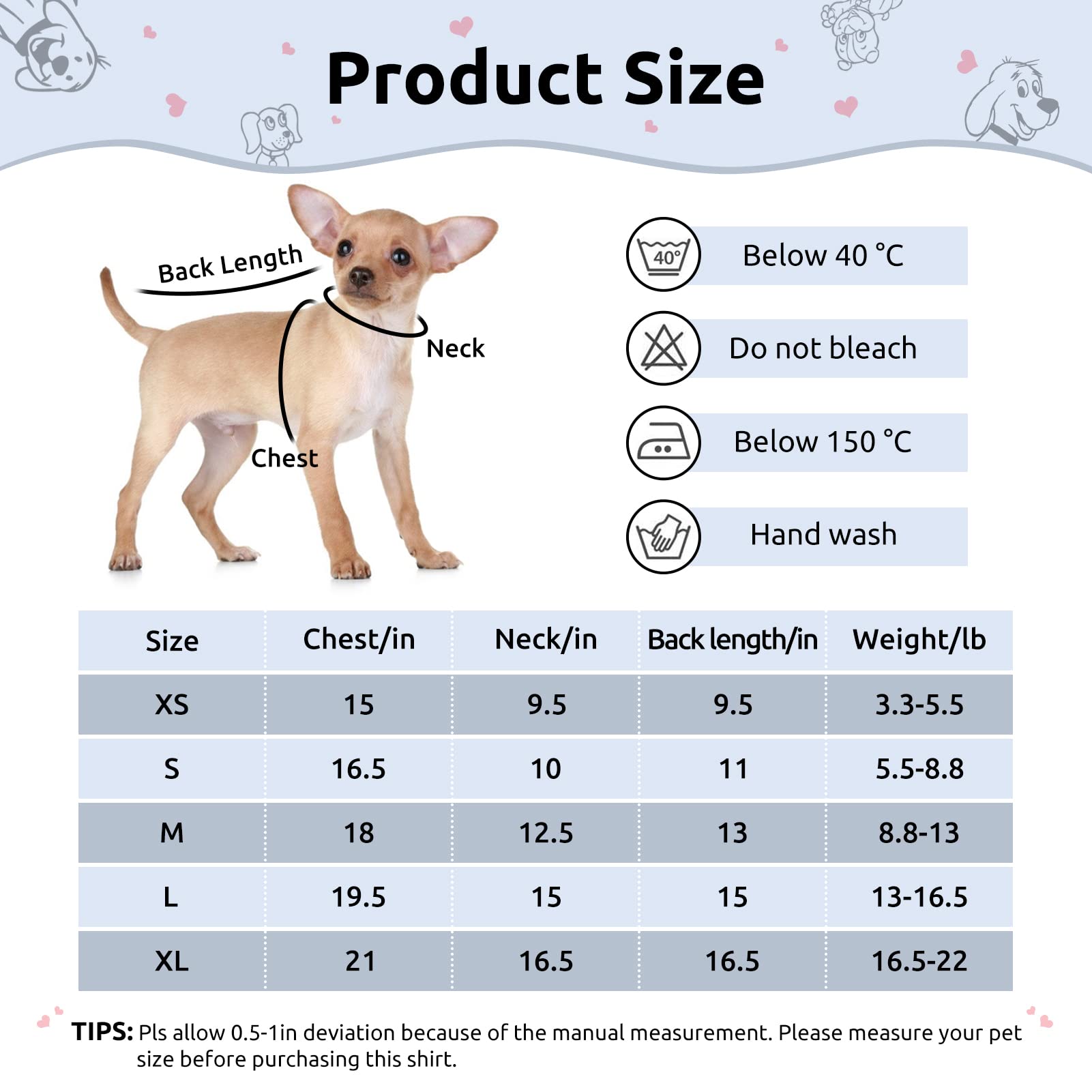 Preferhouse Pet Dog Striped T-Shirt Dogs Cats Cotton Vest Spring Summer Pet Apparel Tee Shirt Suitable For Small And Medium Large Pets French Bulldog Bichon