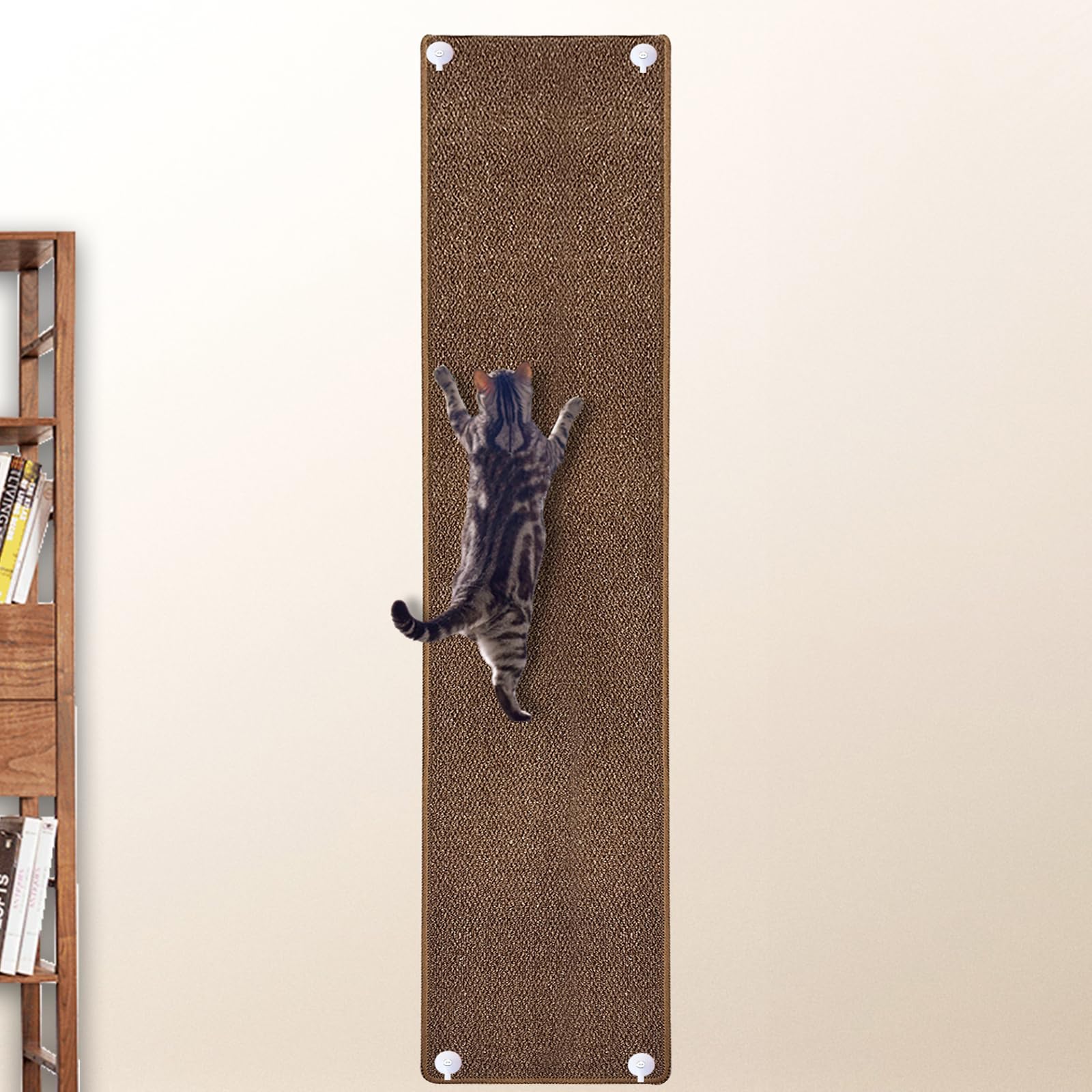 Rainmae 70.9''X 15.7'' Thickened Extra Large Cat Wall Climbing Carpet With 10Pcs Fixed Nails, Durable Cat Wall Furniture, Wa