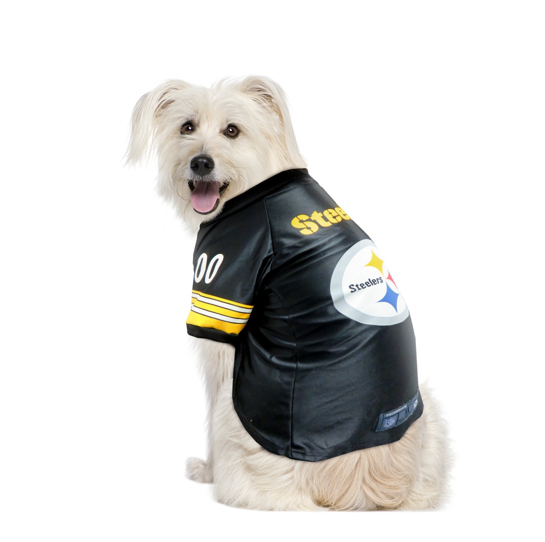 Littlearth Unisex-Adult Nfl Pittsburgh Steelers Premium Pet Jersey, Team Color, X-Large