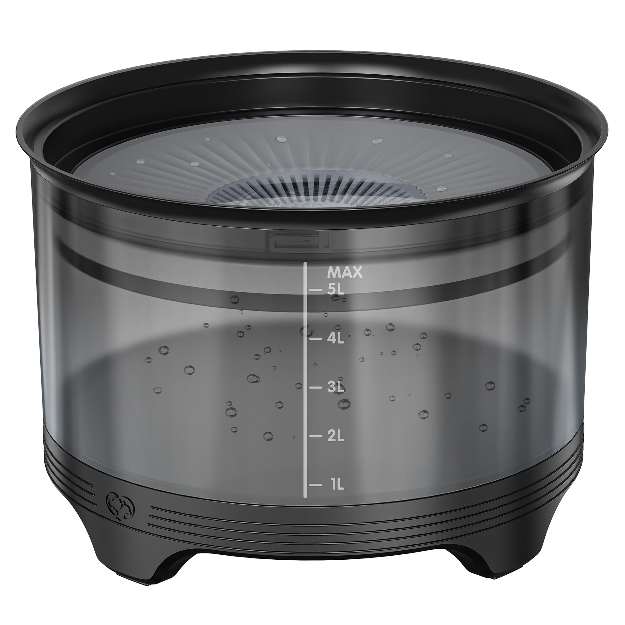 Upsky 5.5L Dog Water Bowl,186Oz Large Capacity No Spill Water Bowl For Dogs, Splash Proof Slow Water Feeder With Heightened Base