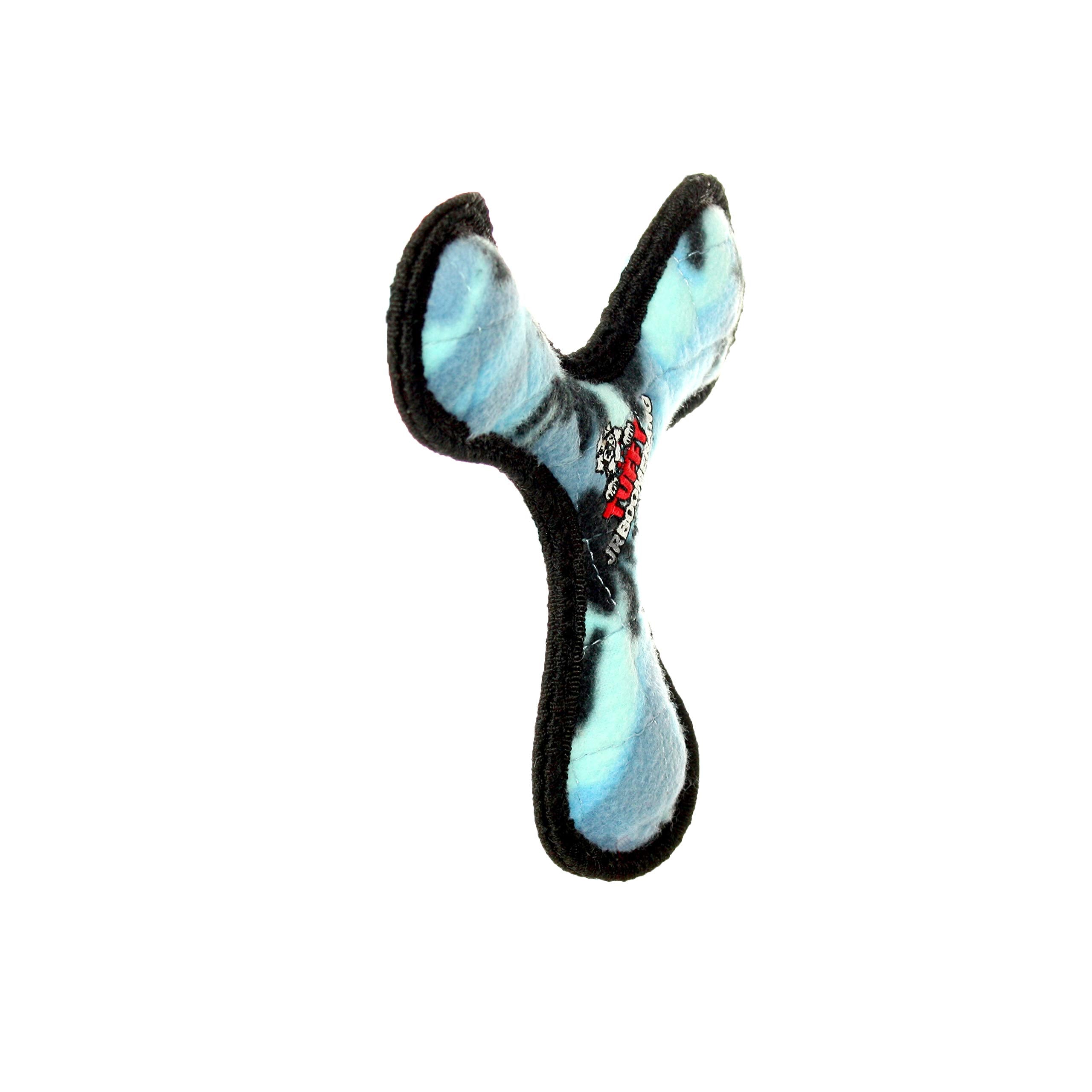 Tuffy - World'S Tuffest Soft Dog Toy -Ultimate Boomerang-Squeakers-Multiple Layers.Made Durable, Strong & Tough.Interactive Play(Tug, Toss & Fetch).Machine Washable & Floats (Junior, Camo Blue)