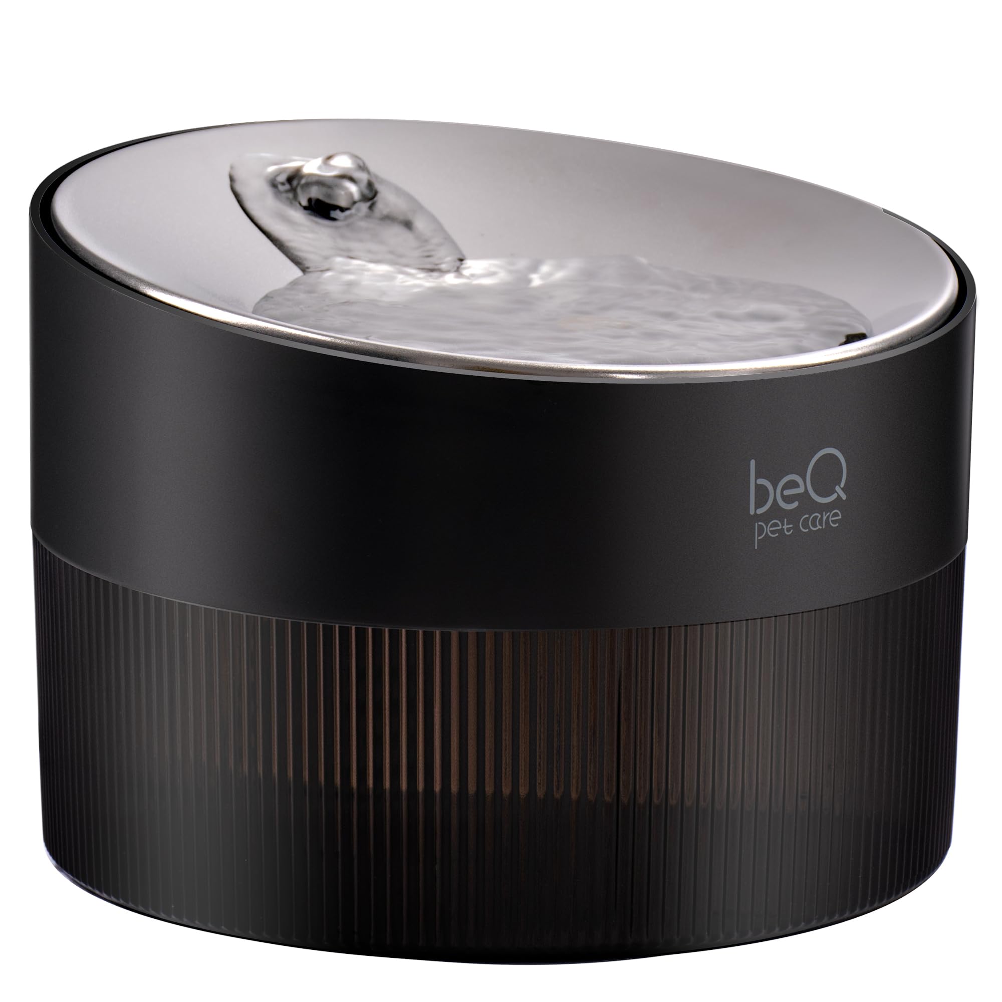 Beq Cat Water Fountain, 84Oz/2.5L Stainless Steel Automatic Pet Fountain Dog Water Dispenser With Replacement Filters For Cats, 
