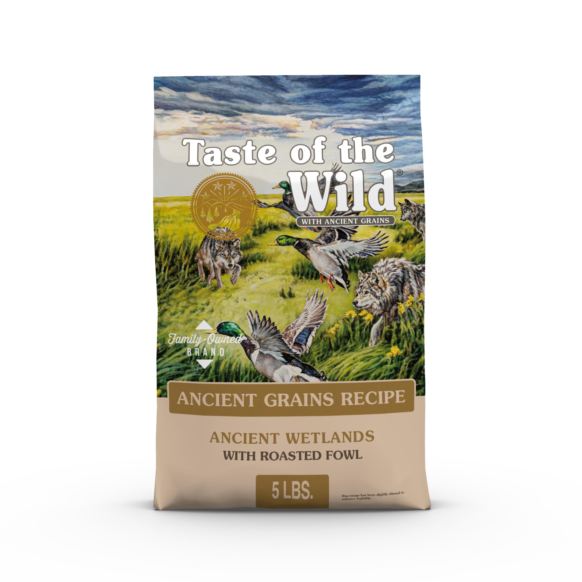 Taste of the Wild Ancient Wetlands Canine Recipe with Roasted Fowl and Ancient Grains 5lb