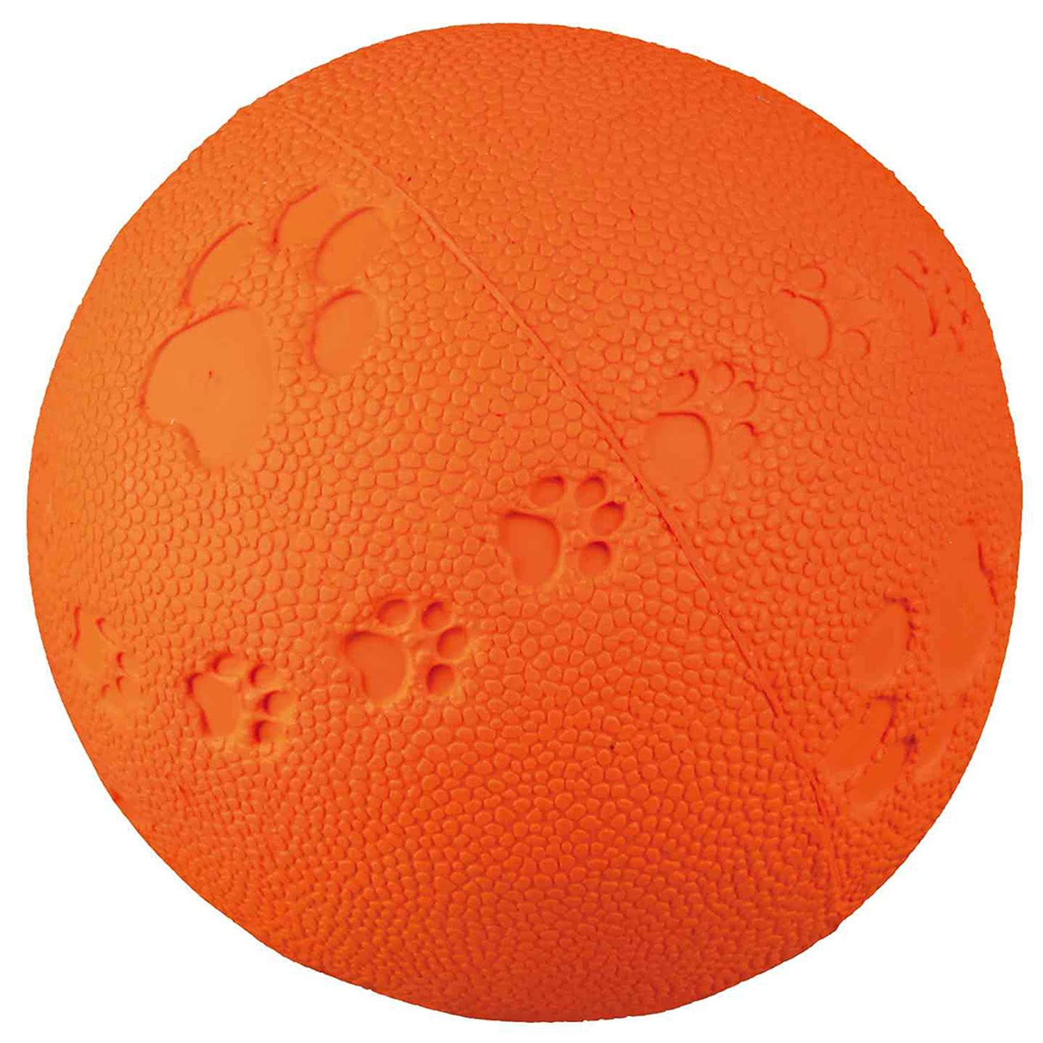 TRIXIE Bouncy Ball Toy for Dogs, Natural Rubber, Floatable Ball Toy, Encourages Positive Chew Behavior and Maintains Dental Hygi