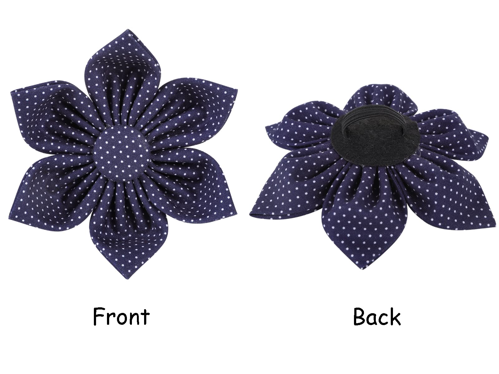 Lionet Paws Dog Collar with Flower, Soft and Comfortable, Adjustable Collar for Large Dogs Girl, Neck 16-24 inches