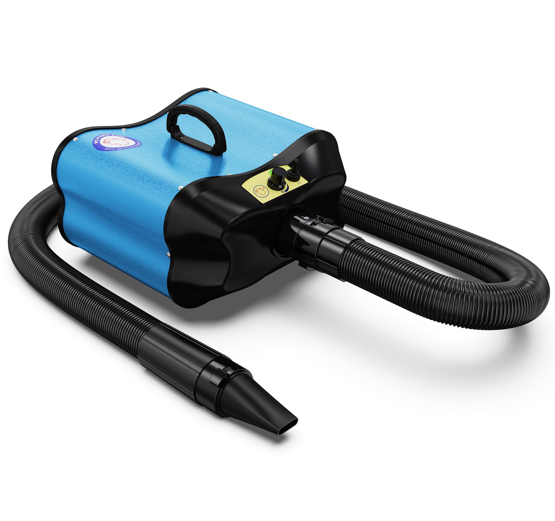 Flying Pig Double Motor High Performance Dog Pet Grooming Dryer (Teal Blue)