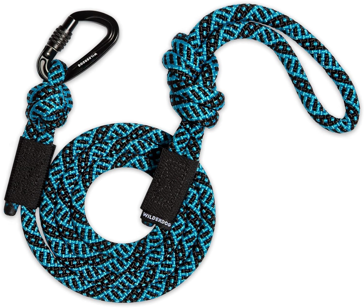 Wilderdog Climbing Rope Small Carabiner Dog Leash - Teton - 5 Ft