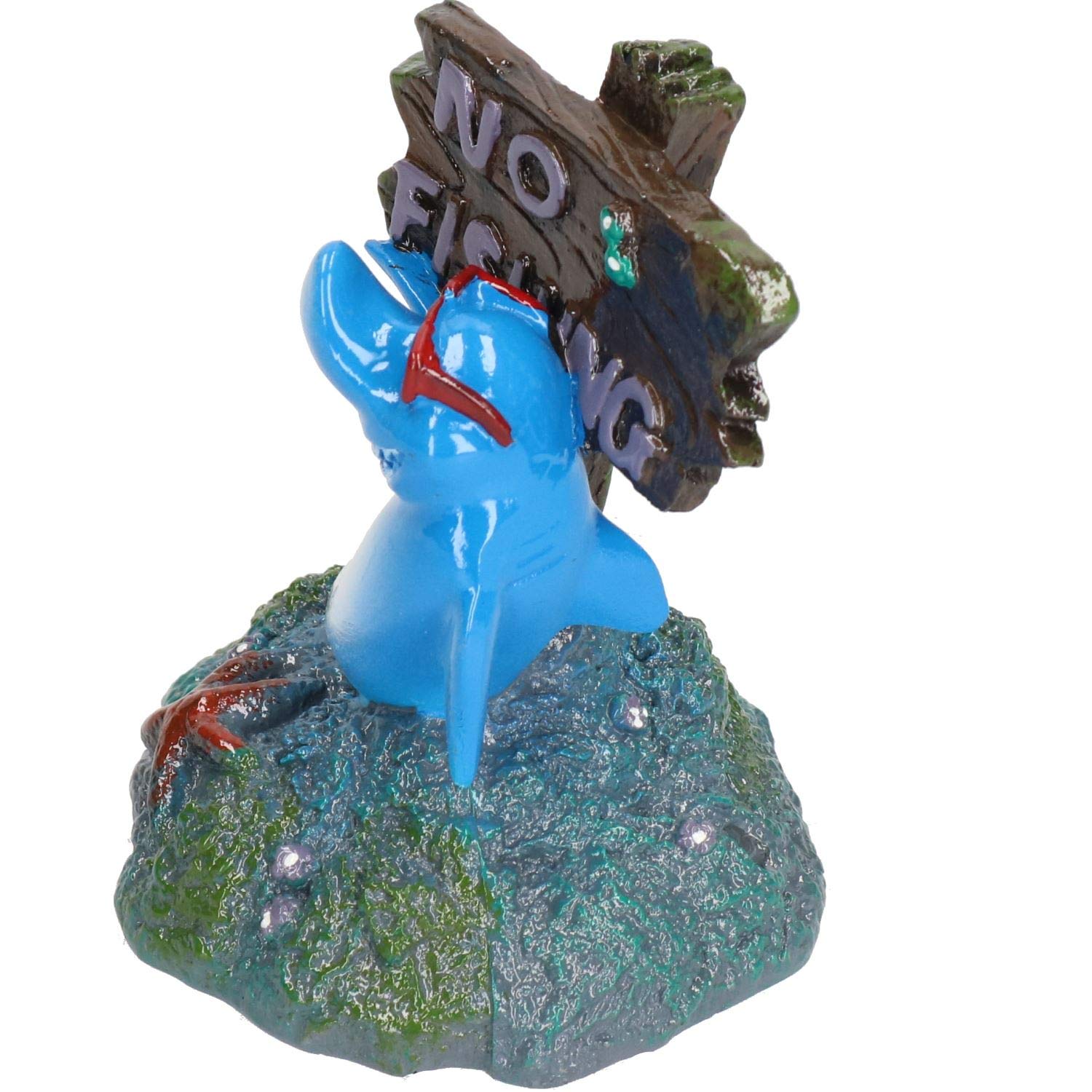 Blue Ribbon PET Products EE-380 Exotic Environments Cool Shark No Fishing Sign