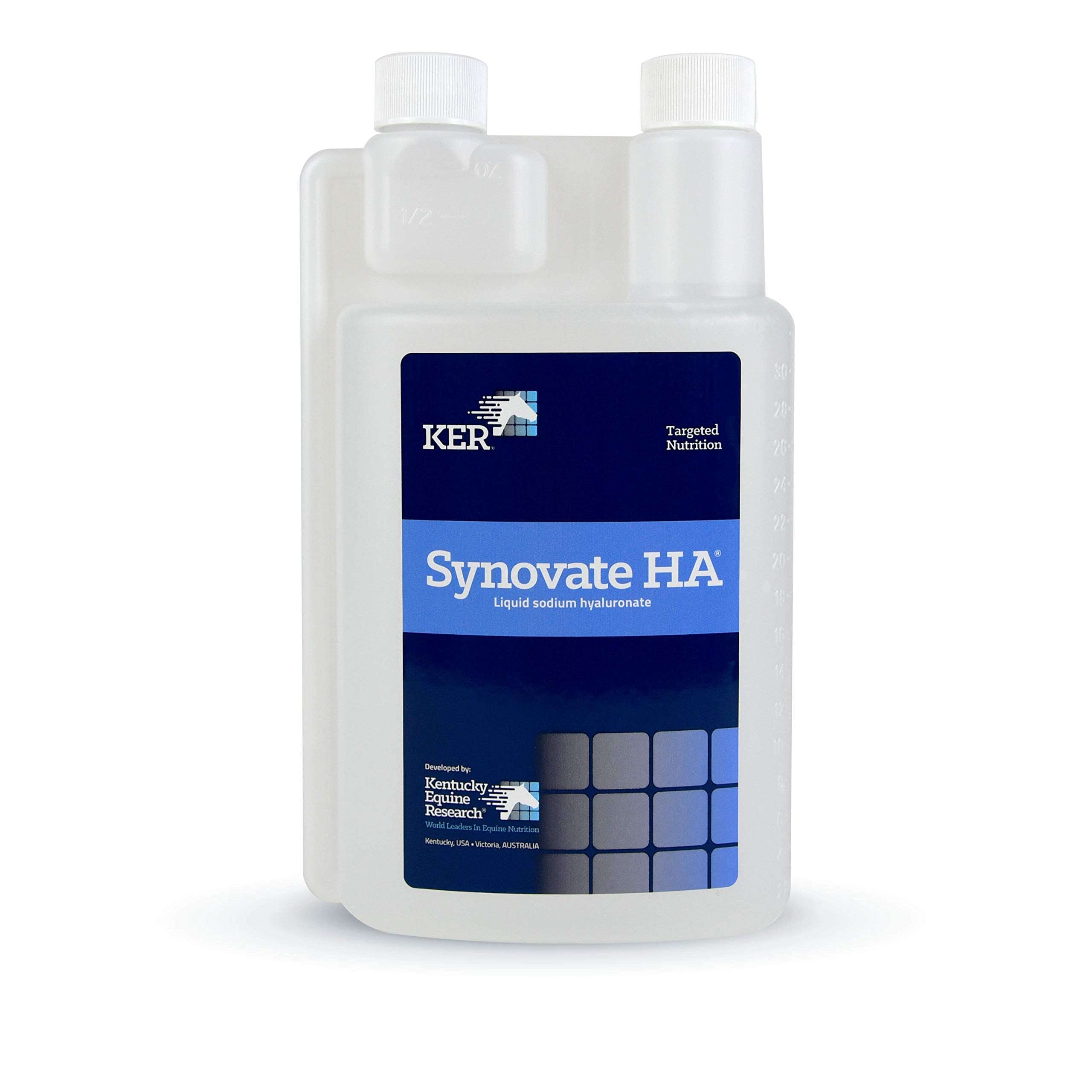 Kentucky Equine Research Synovate HA: Liquid Sodium Hyaluronate for Horses, 32 oz (64 Servings)