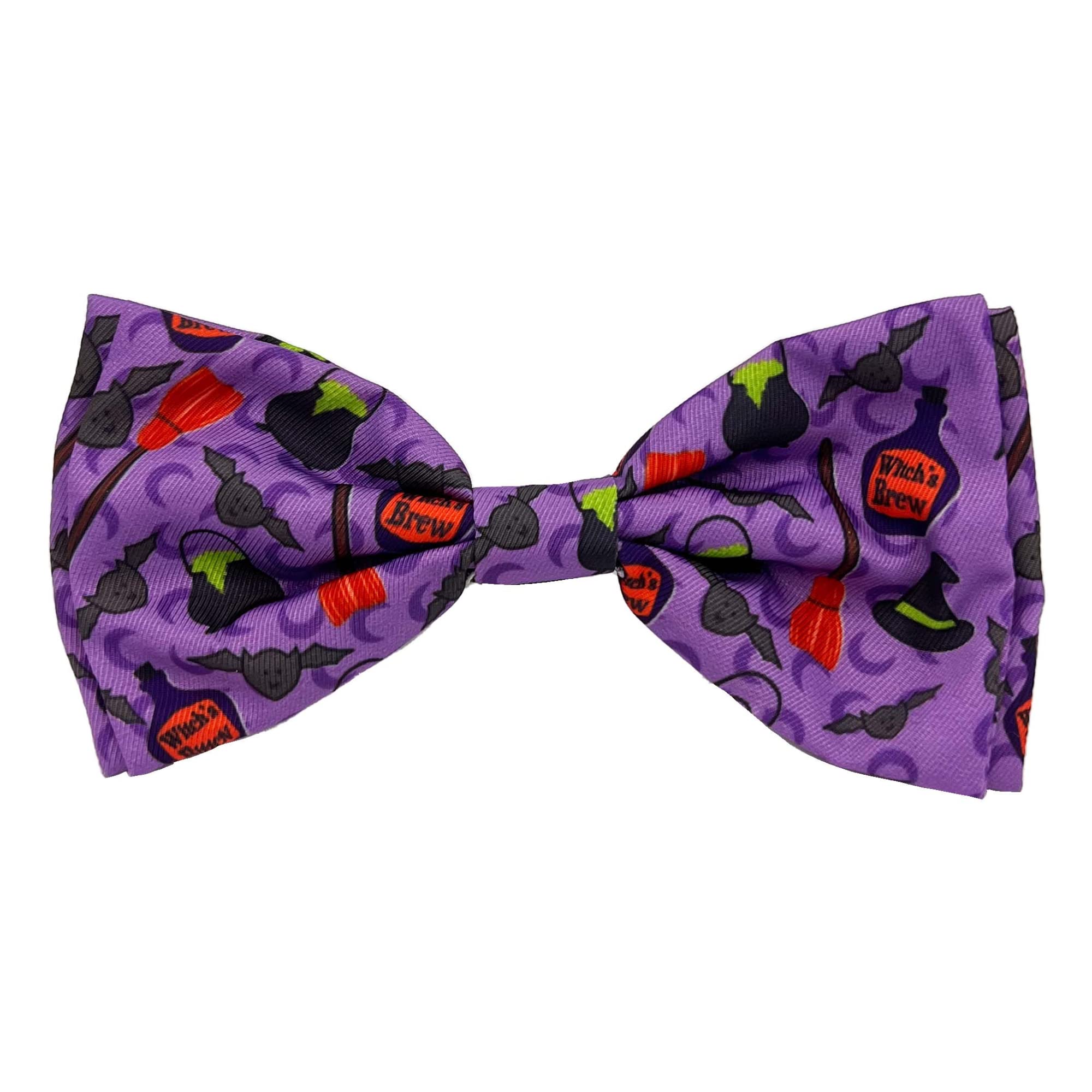 Huxley & Kent Bow Tie For Pets | Witch'S Brew (Large) | Halloween Bow Tie Collar Attachment | Fun Bow Ties For Dogs & Cats | Cute, Comfortable, And Durable | H&K Bow Tie