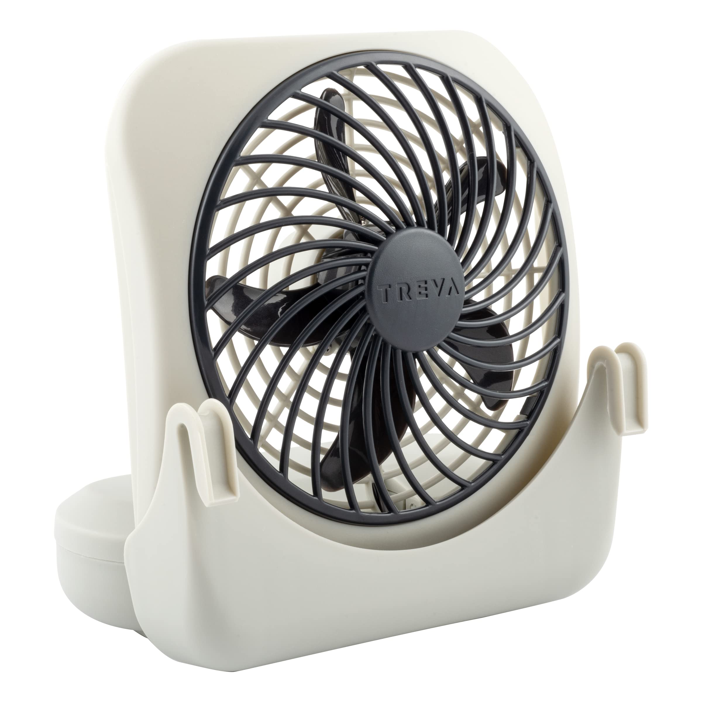 Treva 5-Inch Pet Crate Fan For Cooling Dogs And Other Pets. 2 Cooling Speeds, Battery Powered