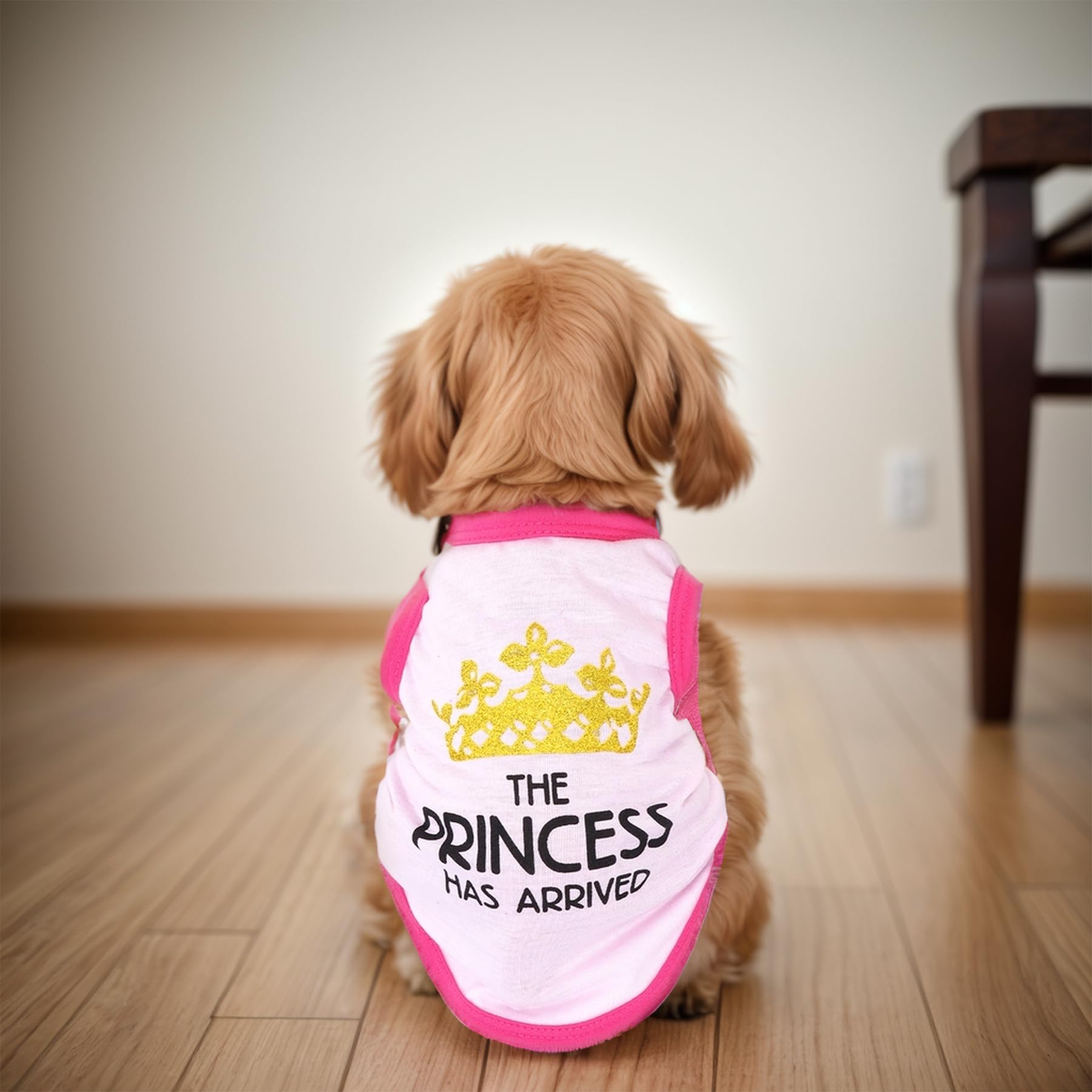 Pistha 4 Pack Dog Shirts Summer Printed Puppy Clothes Cute Sleeveless Pet T Shirts Dog Clothes For Small Medium Dogs Cats Girl(S
