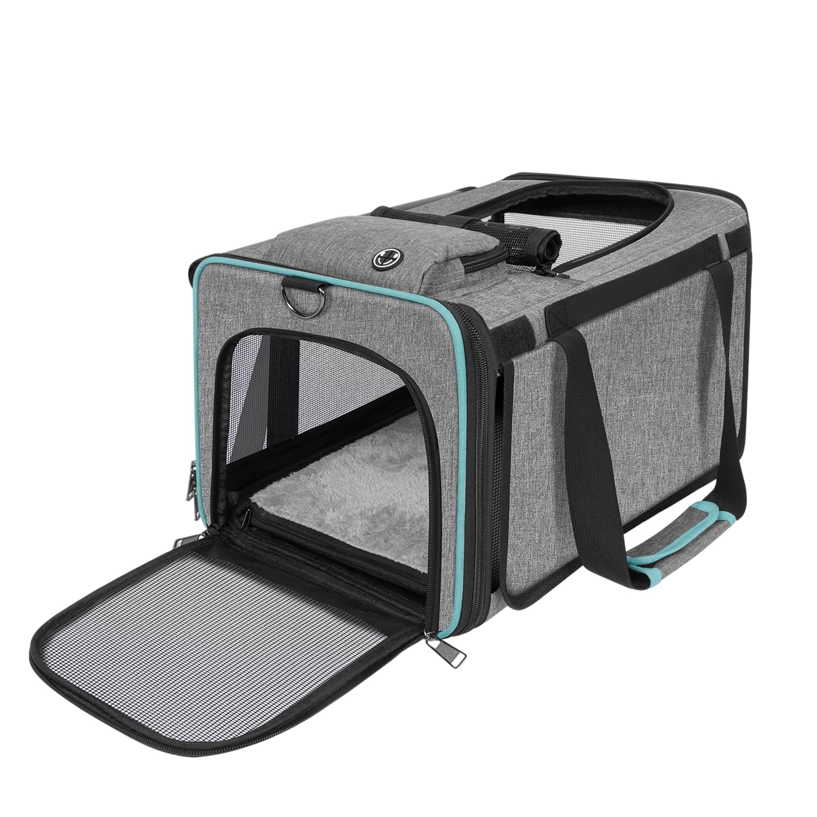 Gapzer Cat Carrier American, United, Delta Airline Approved/Soft-Sided Pet Travel Bag For Medium Cat 15+ Lbs Small Dog Traveling