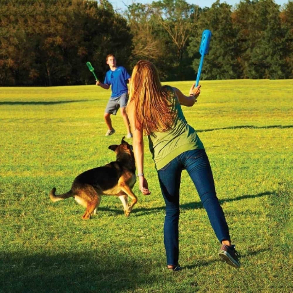 Chuckit! Sport LX Ball Launcher System 2 Player Pack, Medium, Assorted (Orange, Blue, Green)